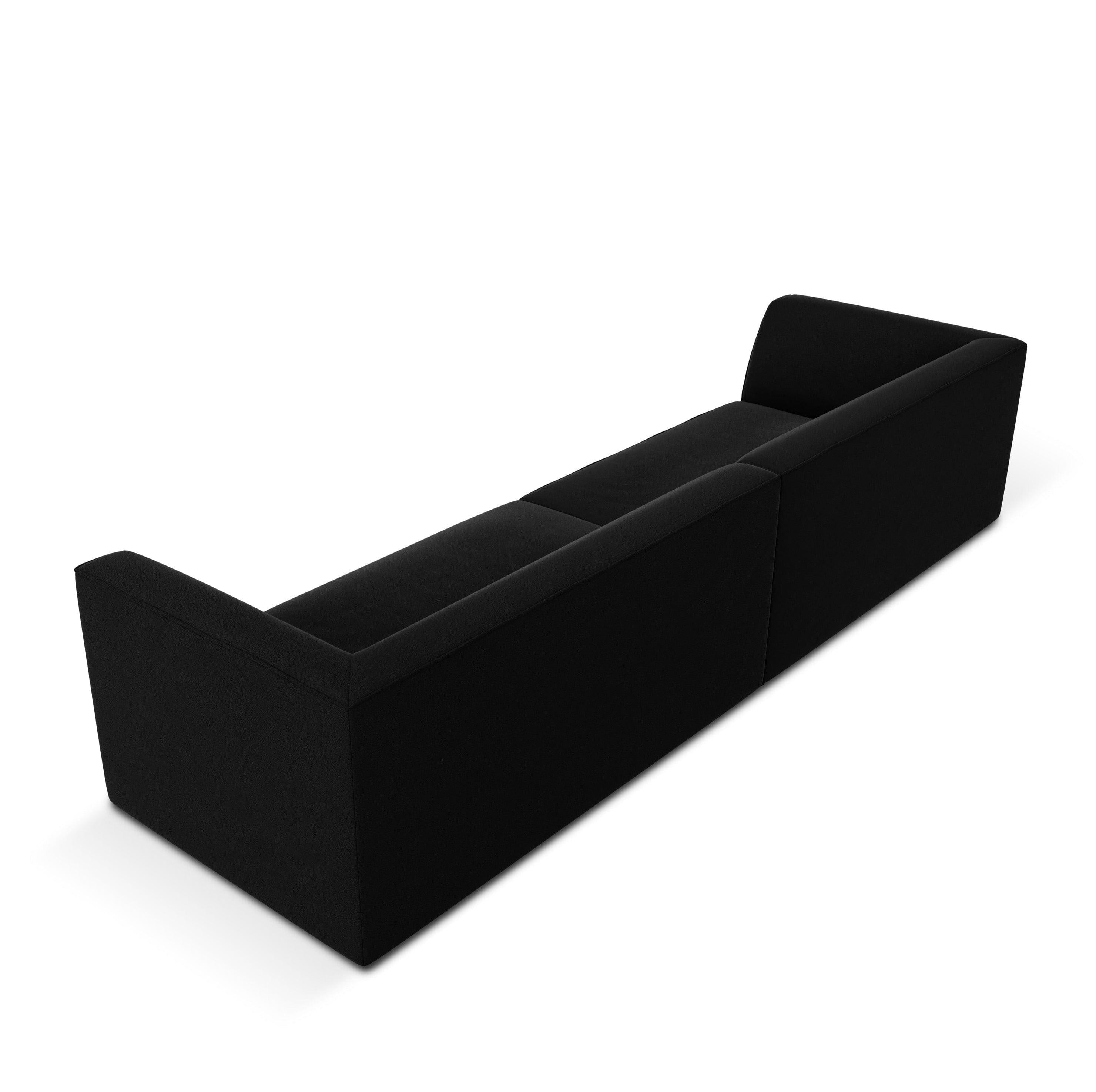 Sofa aksamitna RUBY czarny Micadoni    Eye on Design