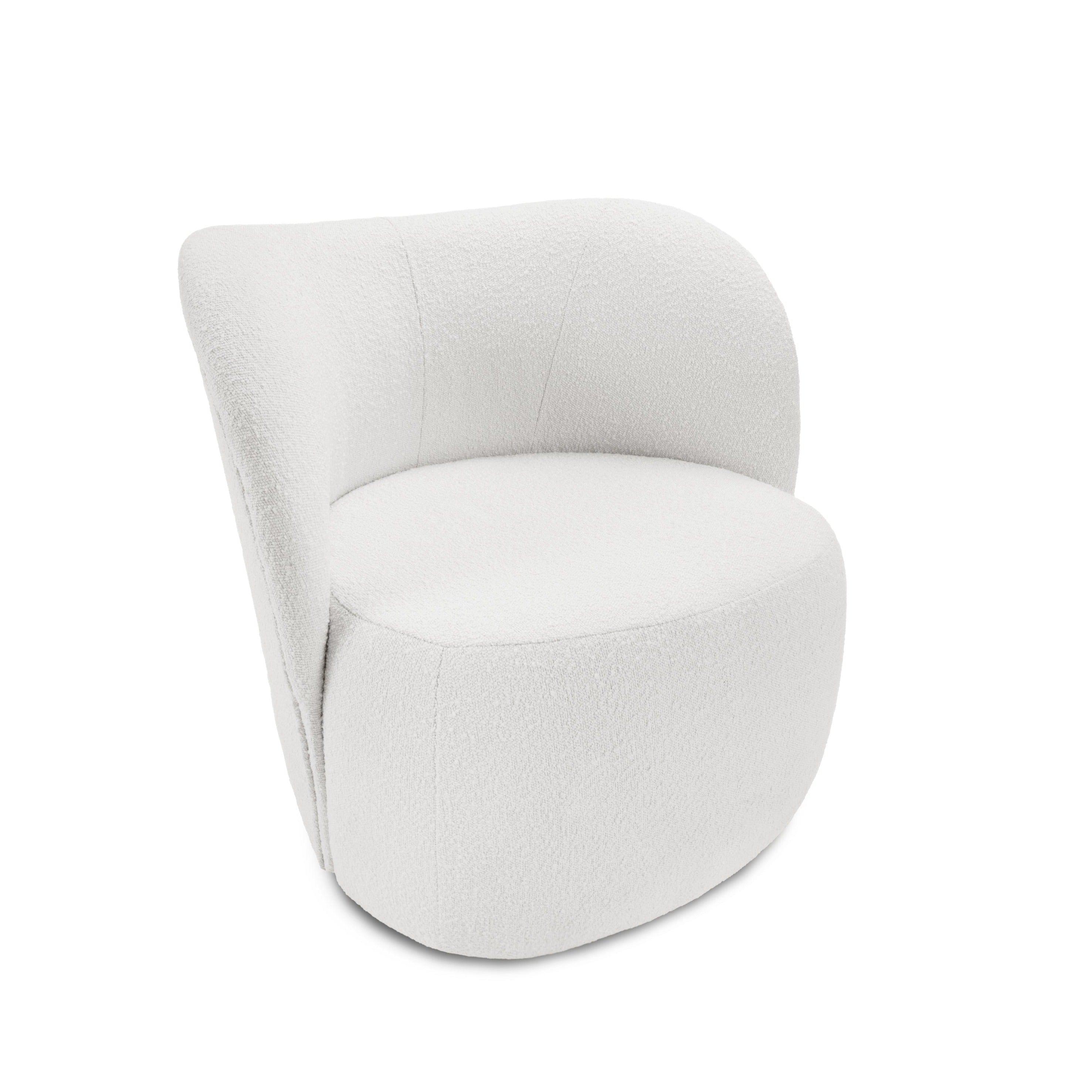 Fotel SAAMIT boucle beżowy Micadoni    Eye on Design