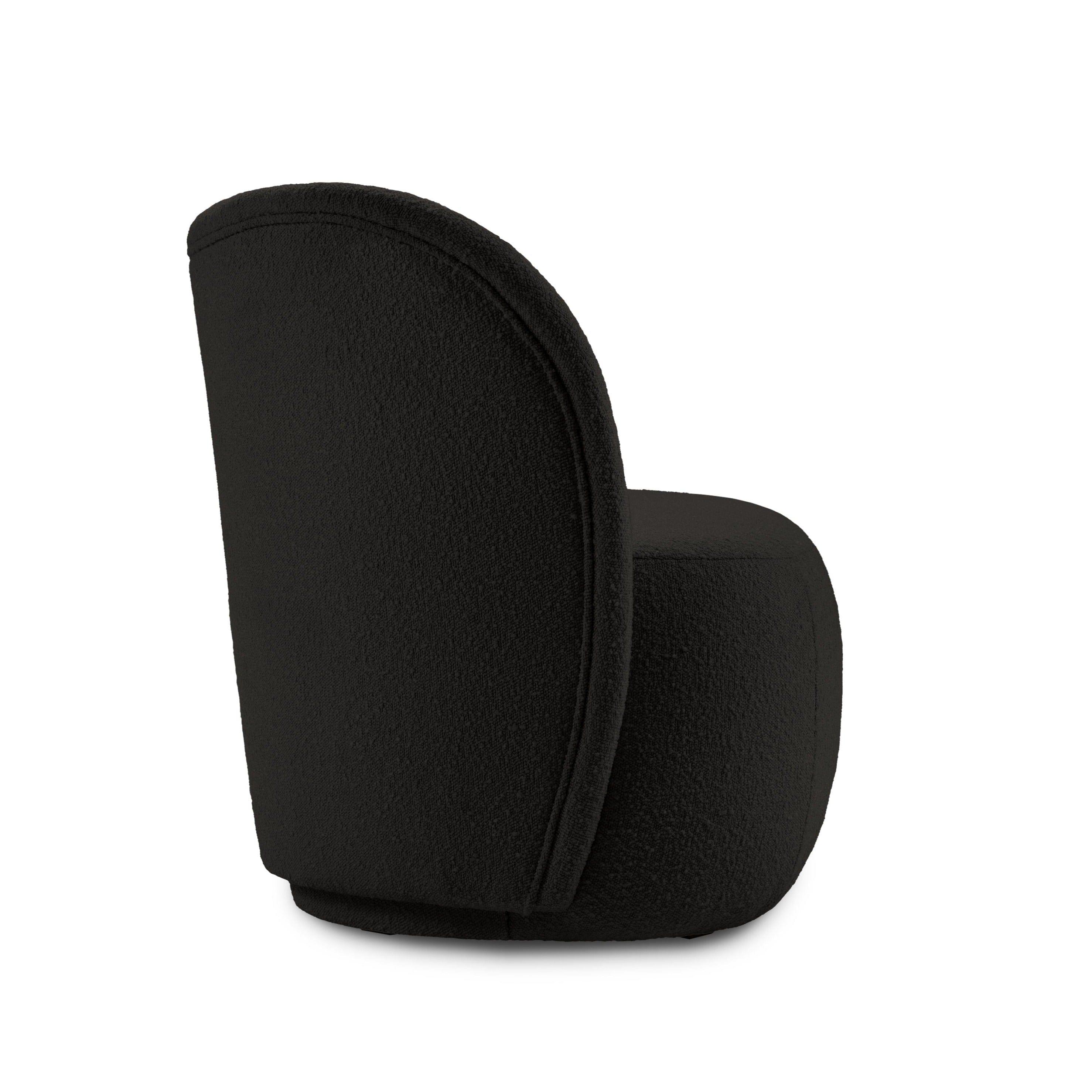 Fotel SAAMIT boucle czarny Micadoni    Eye on Design