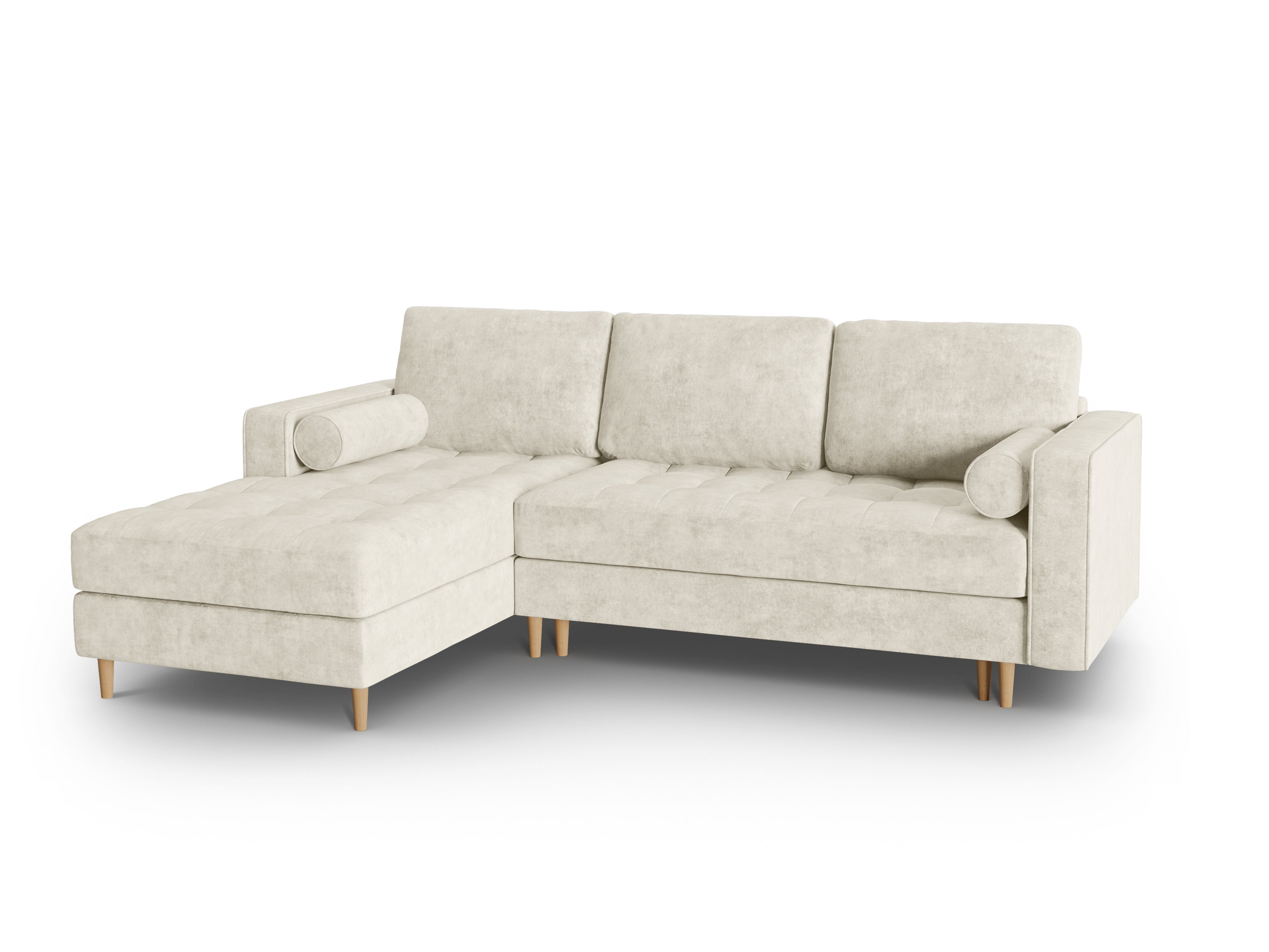 Left arm sofa with a sleeping function GOBI beige