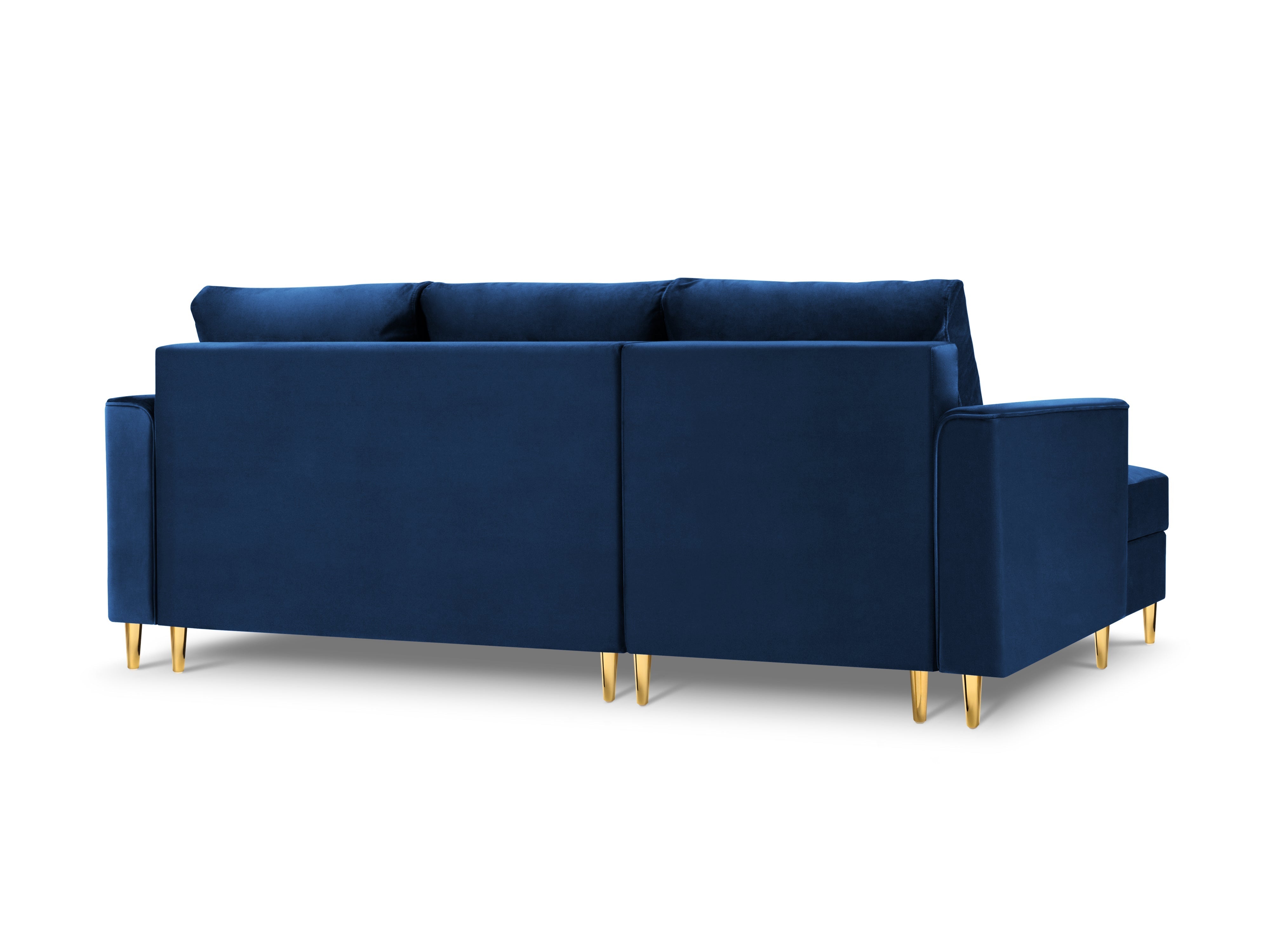 corner with armrests blue