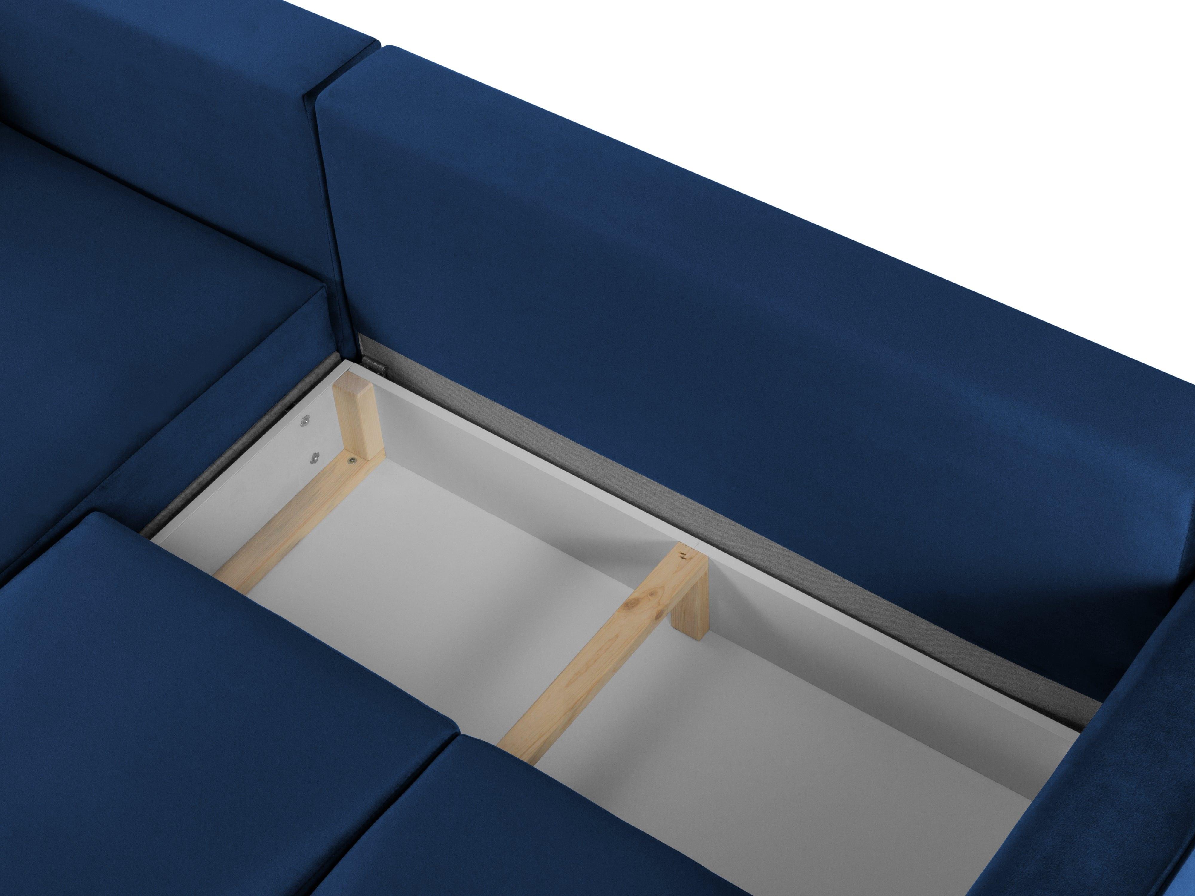velvet corner with a container
