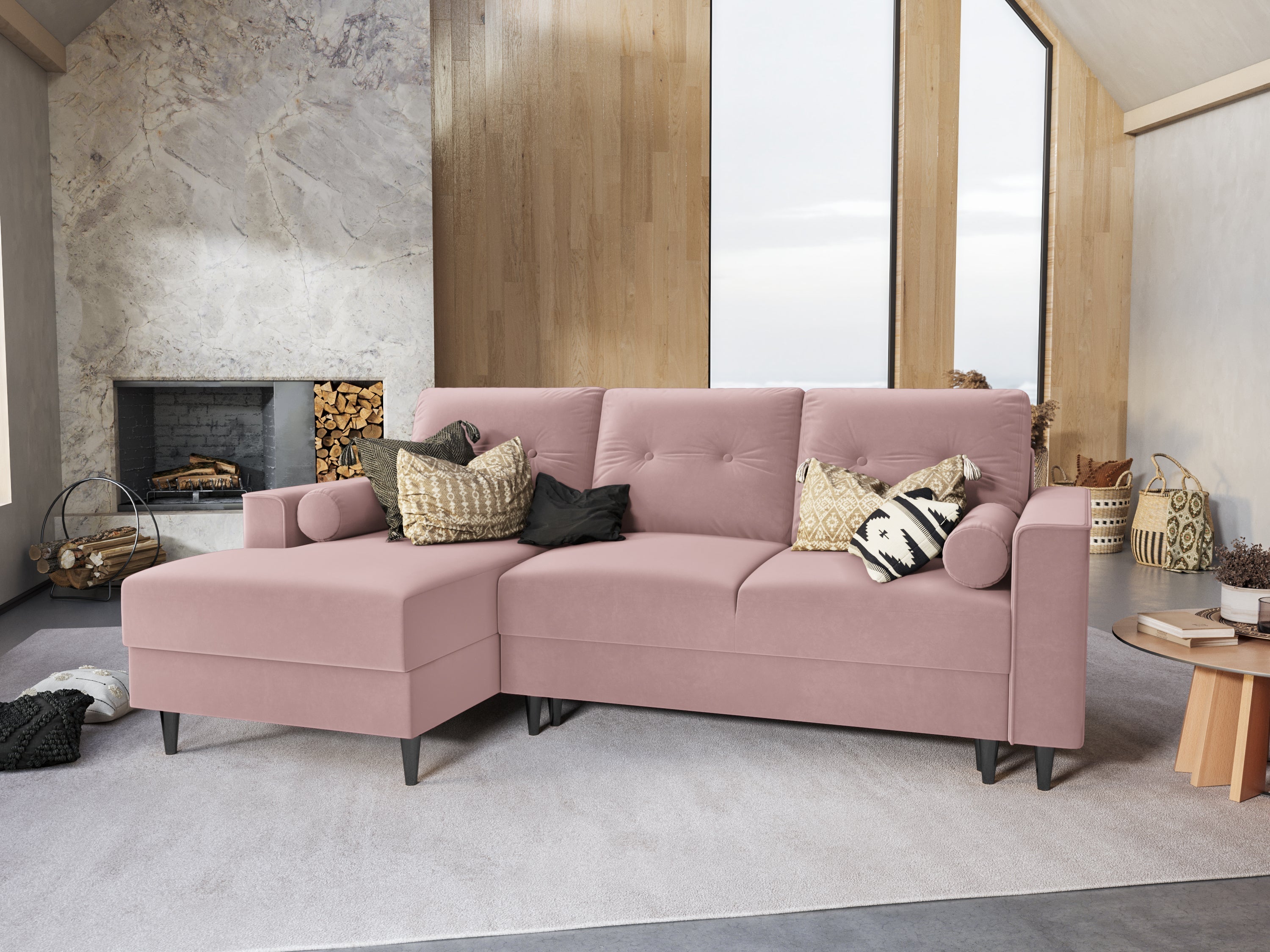 Pink Modern Classic corner