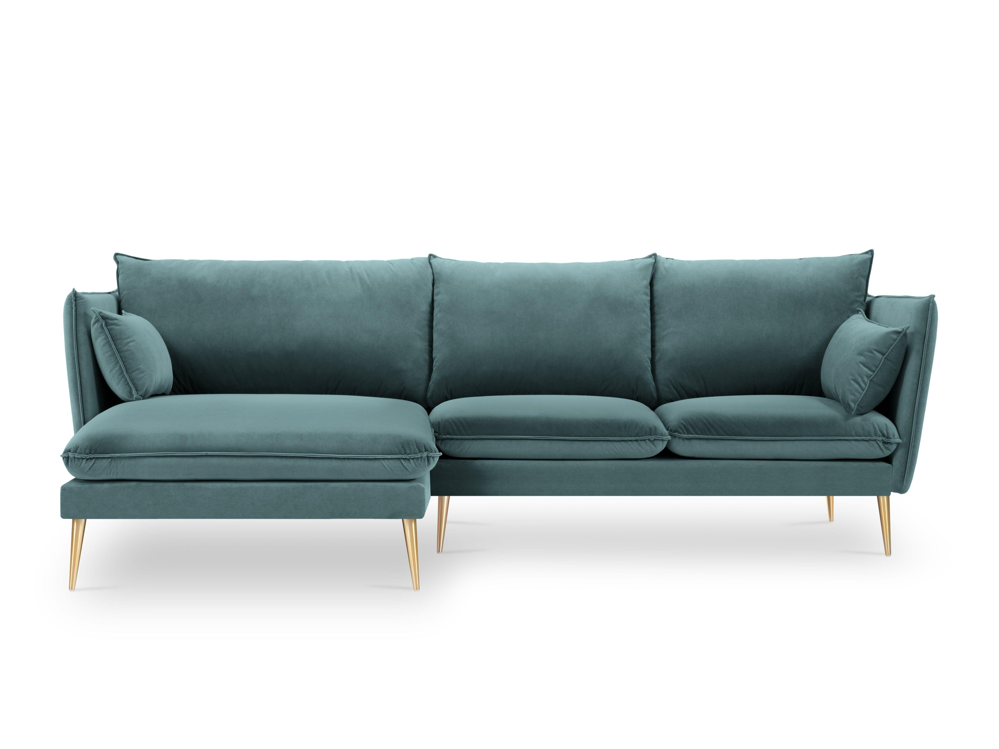 left -hand sofa velvet