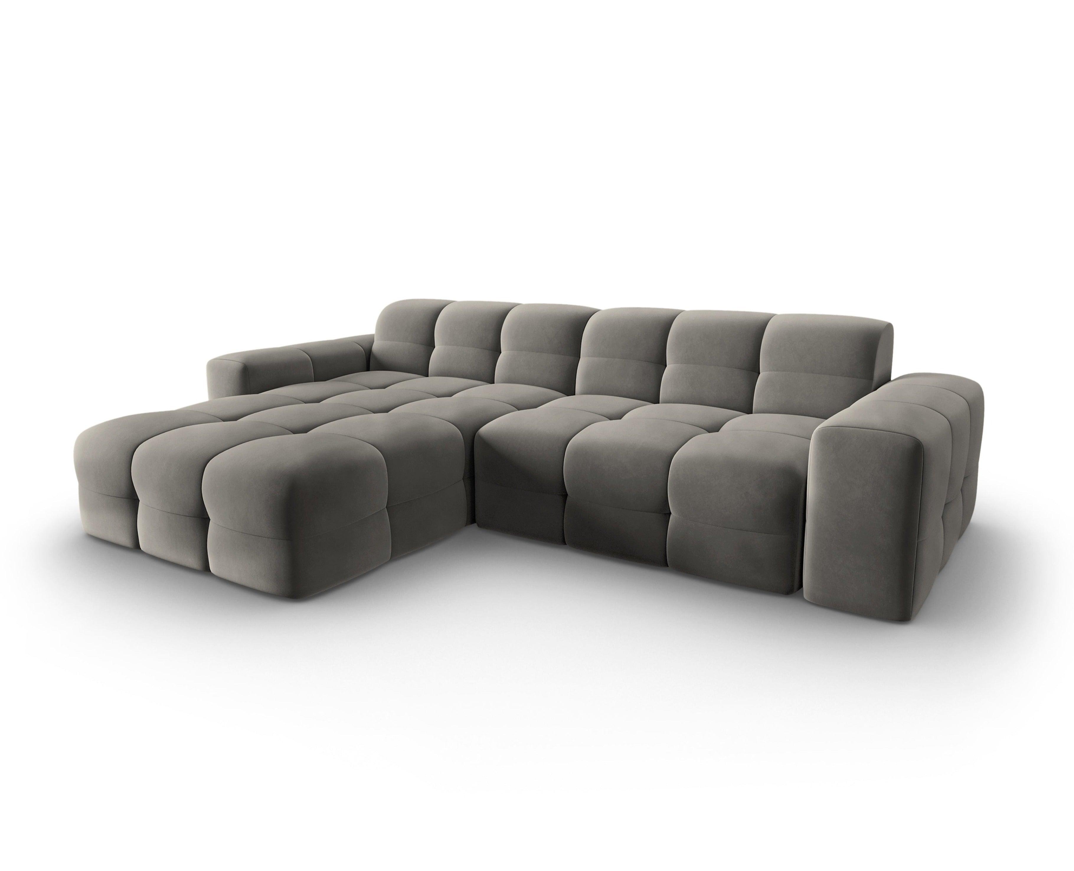 Narożnik lewostronny 4-osobowy KENDAL szary Micadoni    Eye on Design