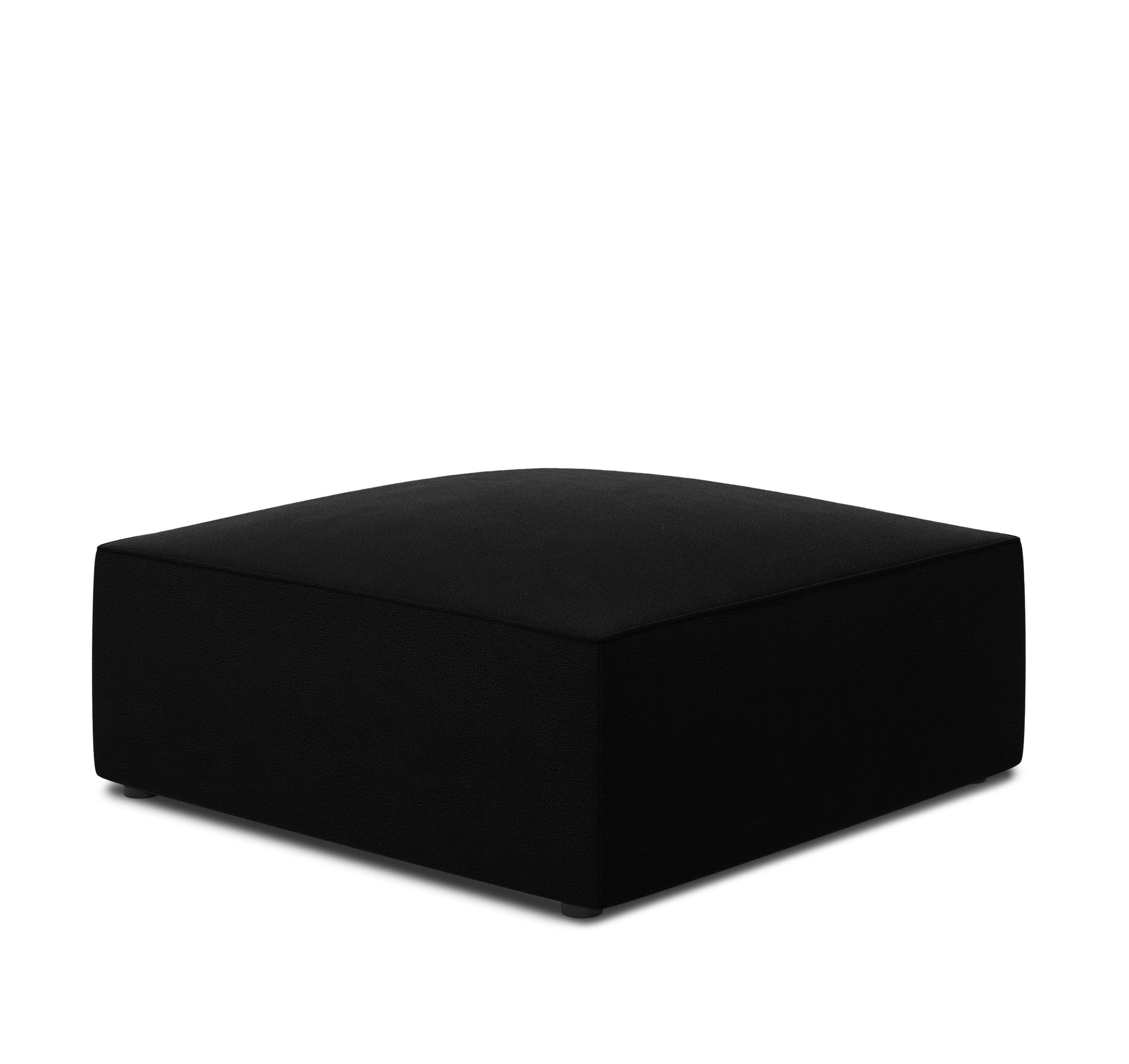 Black pouf velvet