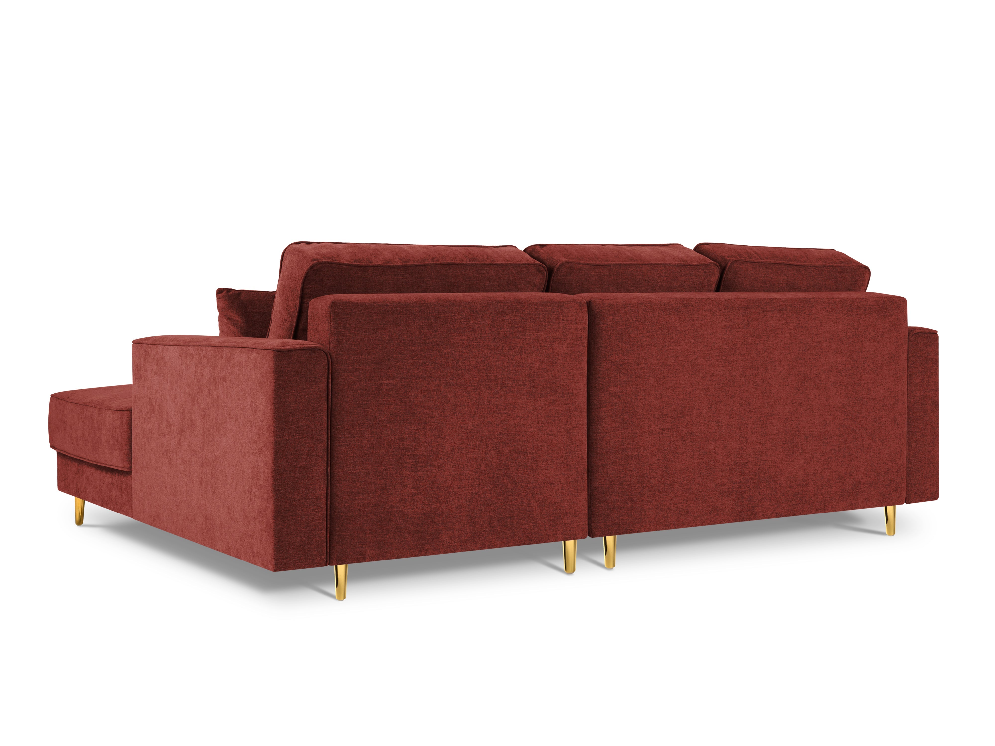 burgundy sofa with armrests