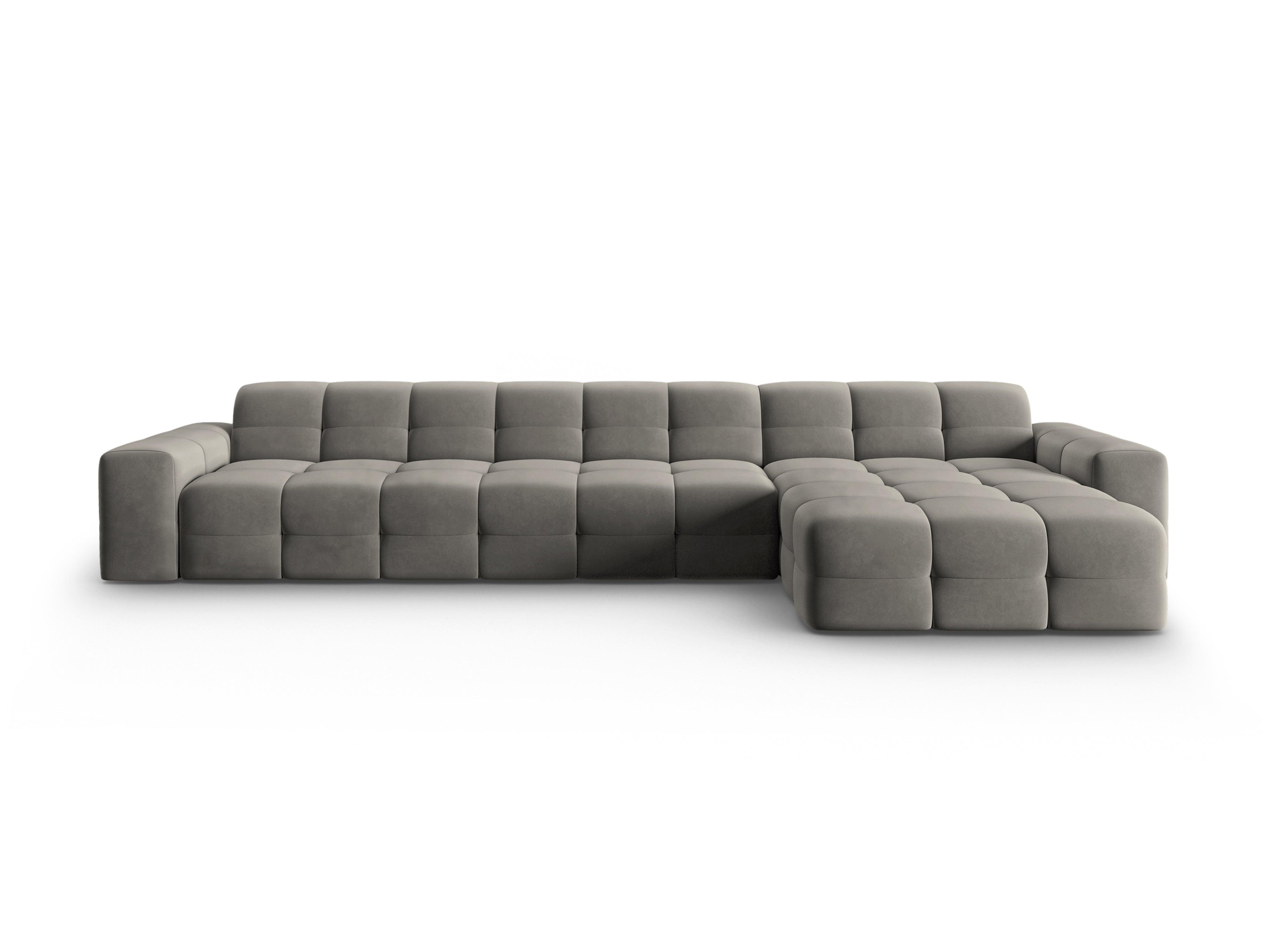Narożnik prawostronny 5-osobowy KENDAL szary Micadoni    Eye on Design