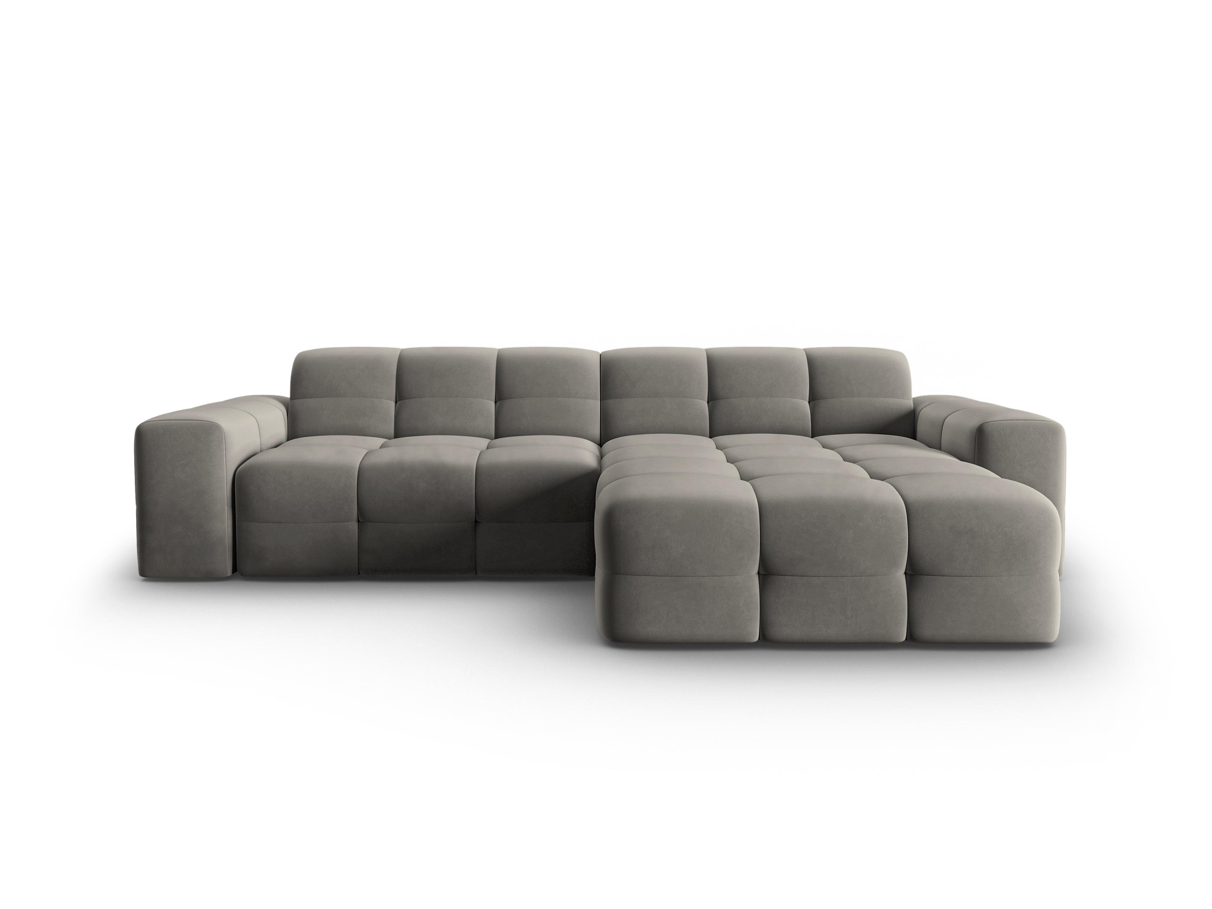 Narożnik prawostronny 4-osobowy KENDAL szary Micadoni    Eye on Design