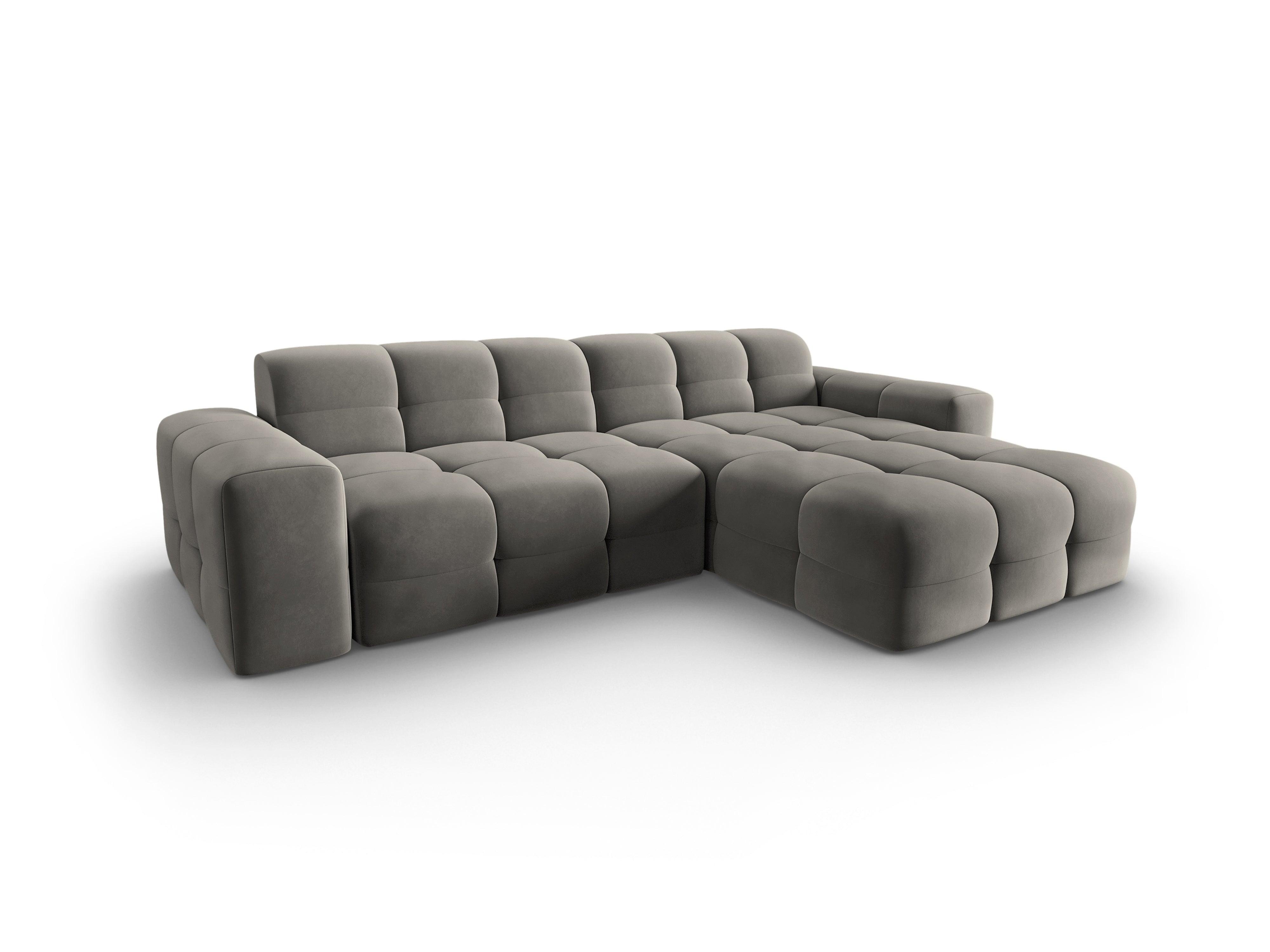 Narożnik prawostronny 4-osobowy KENDAL szary Micadoni    Eye on Design