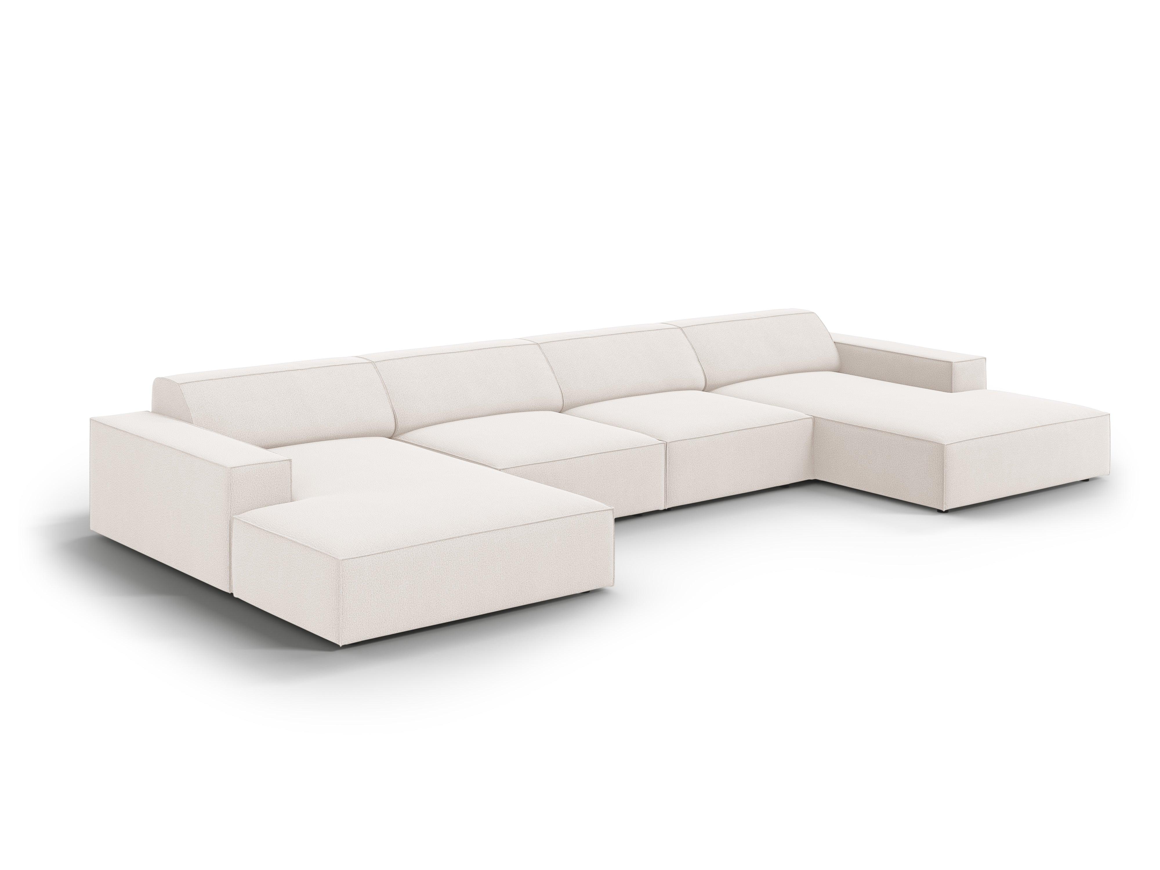 Sofa panoramiczna JODIE jasnobeżowy Micadoni    Eye on Design