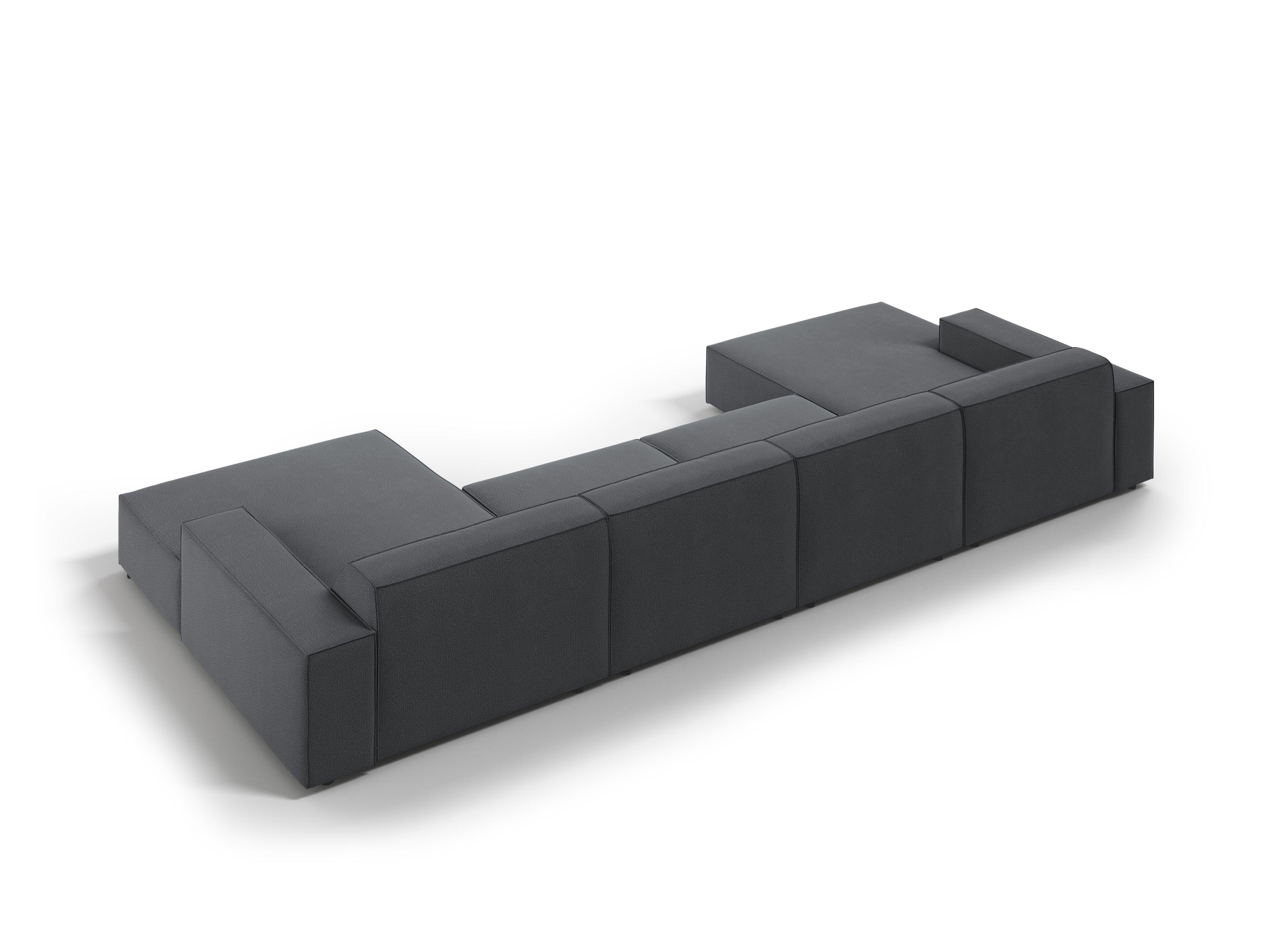 Sofa panoramiczna JODIE ciemnoszary Micadoni    Eye on Design