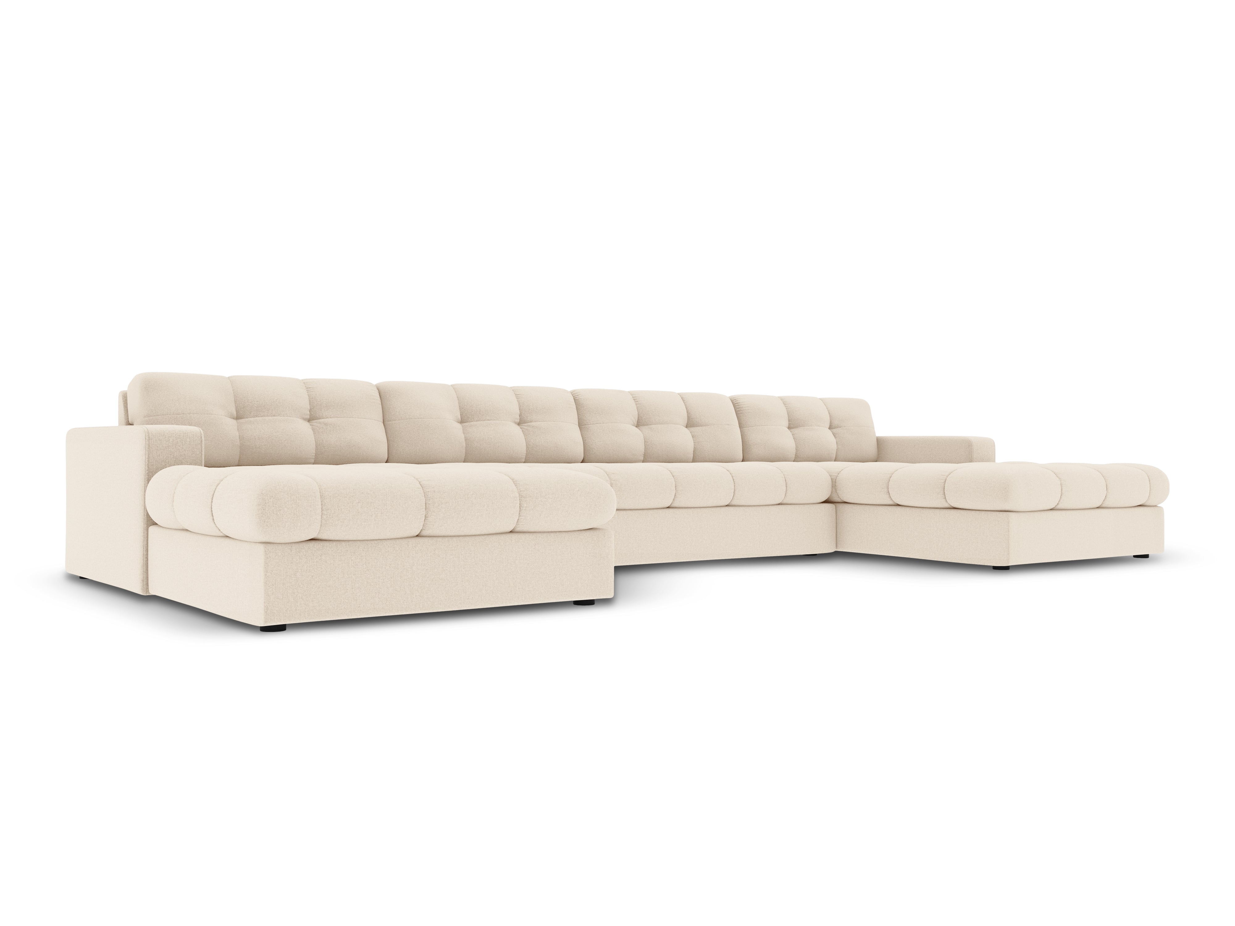 Panoramic Sofa, "Justin", 5 Seats, 294x160x72
Made in Europe, Micadoni, Eye on Design