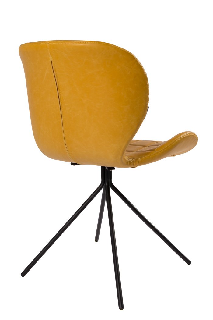 OMG chair yellow eco leather, Zuiver, Eye on Design