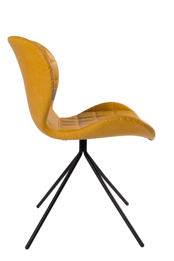 OMG chair yellow eco leather, Zuiver, Eye on Design