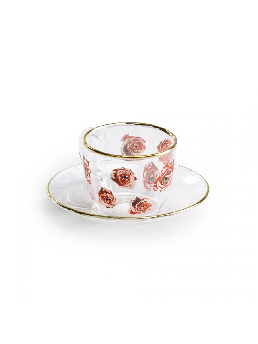 ROSES glass cup
