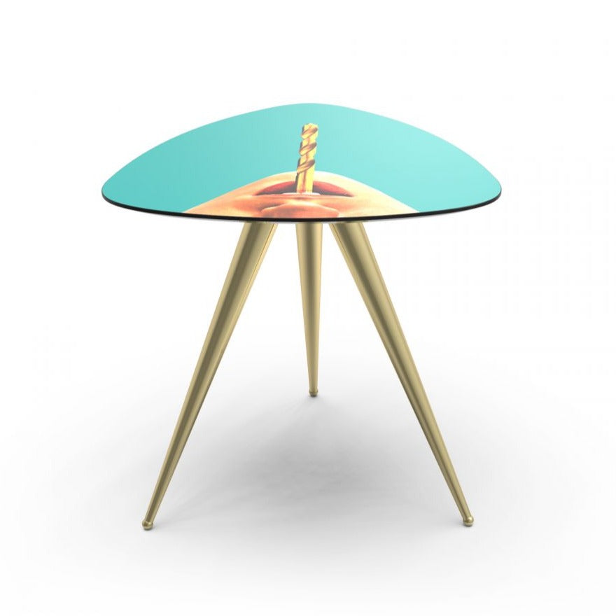 DRILL turquoise table