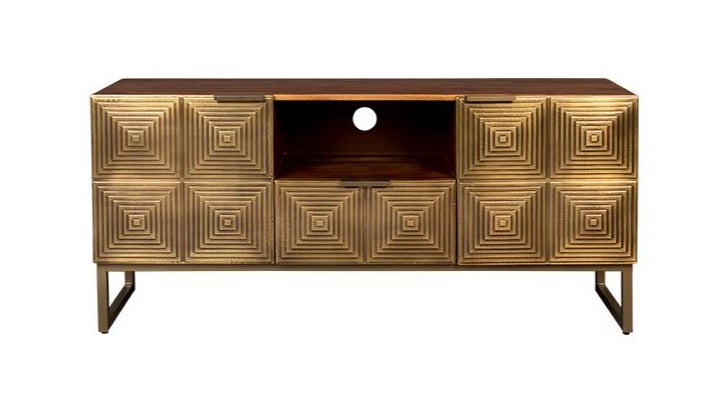 VOLAN sideboard in mango wood, Dutchbone, Eye on Design