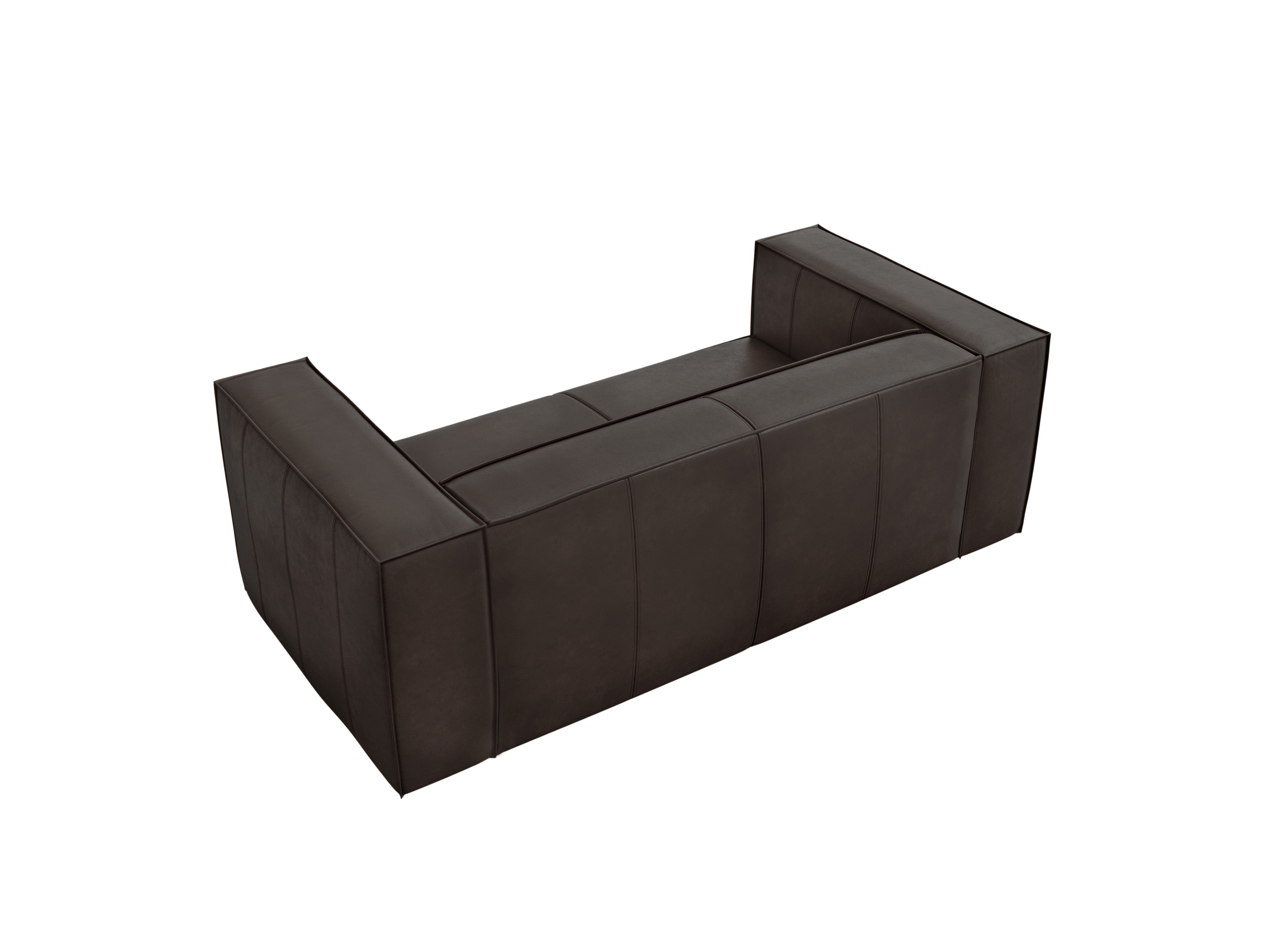 Sofa skórzana 2-osobowa MADAME ciemnobrązowy, Windsor & Co, Eye on Design
