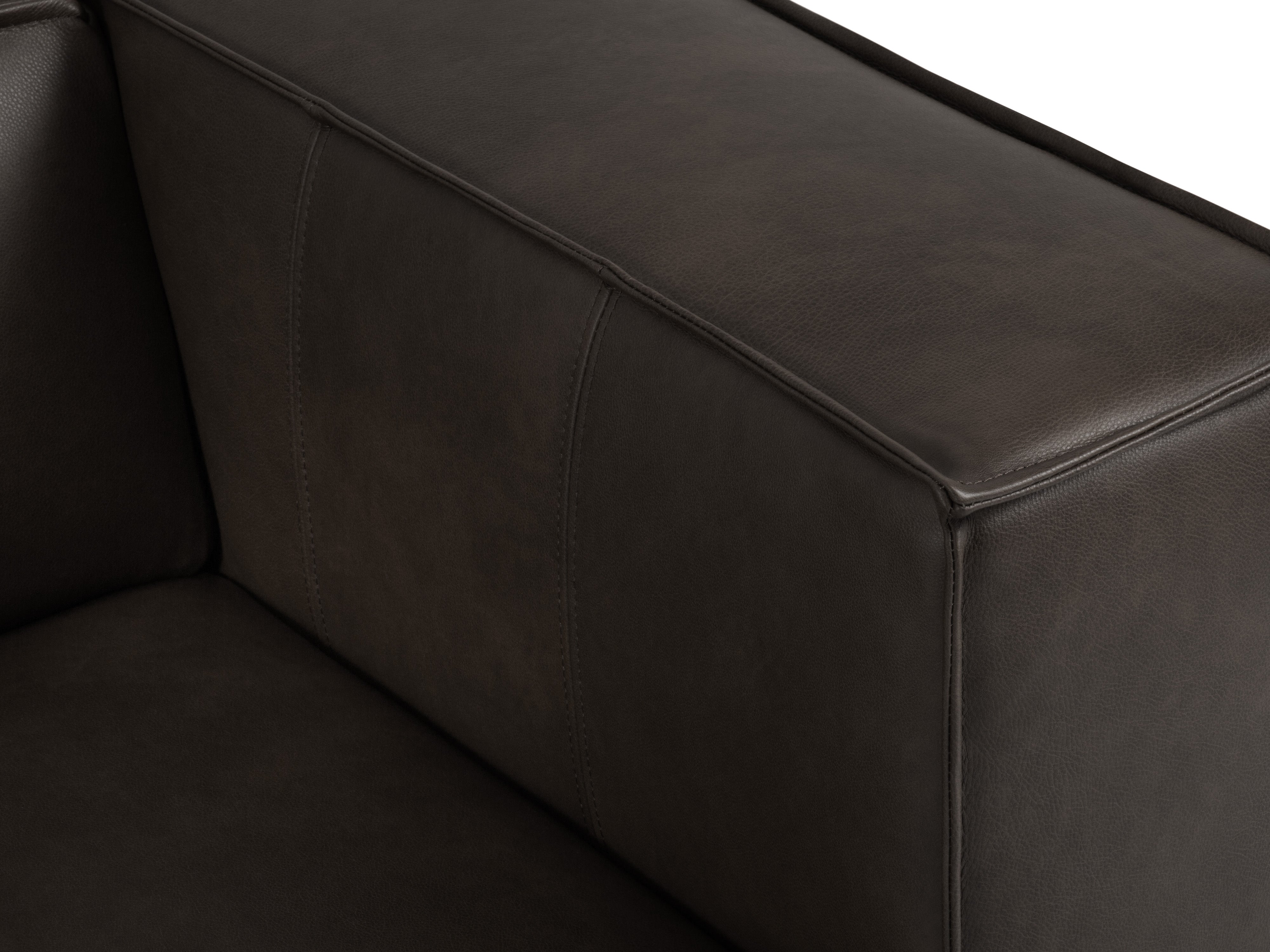 Sofa skórzana 2-osobowa MADAME ciemnobrązowy, Windsor & Co, Eye on Design