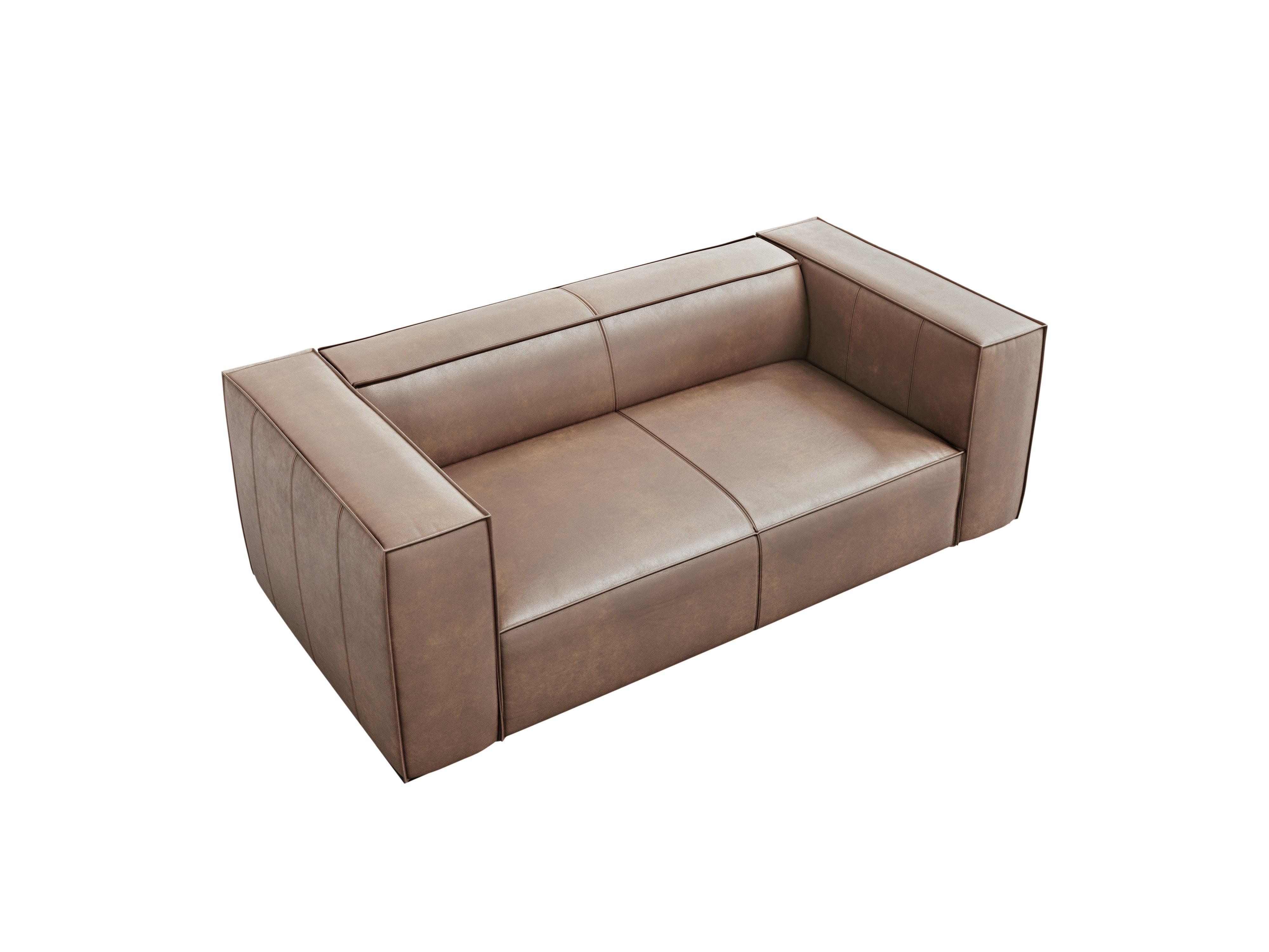 Sofa skórzana 2-osobowa MADAME beżowy, Windsor & Co, Eye on Design