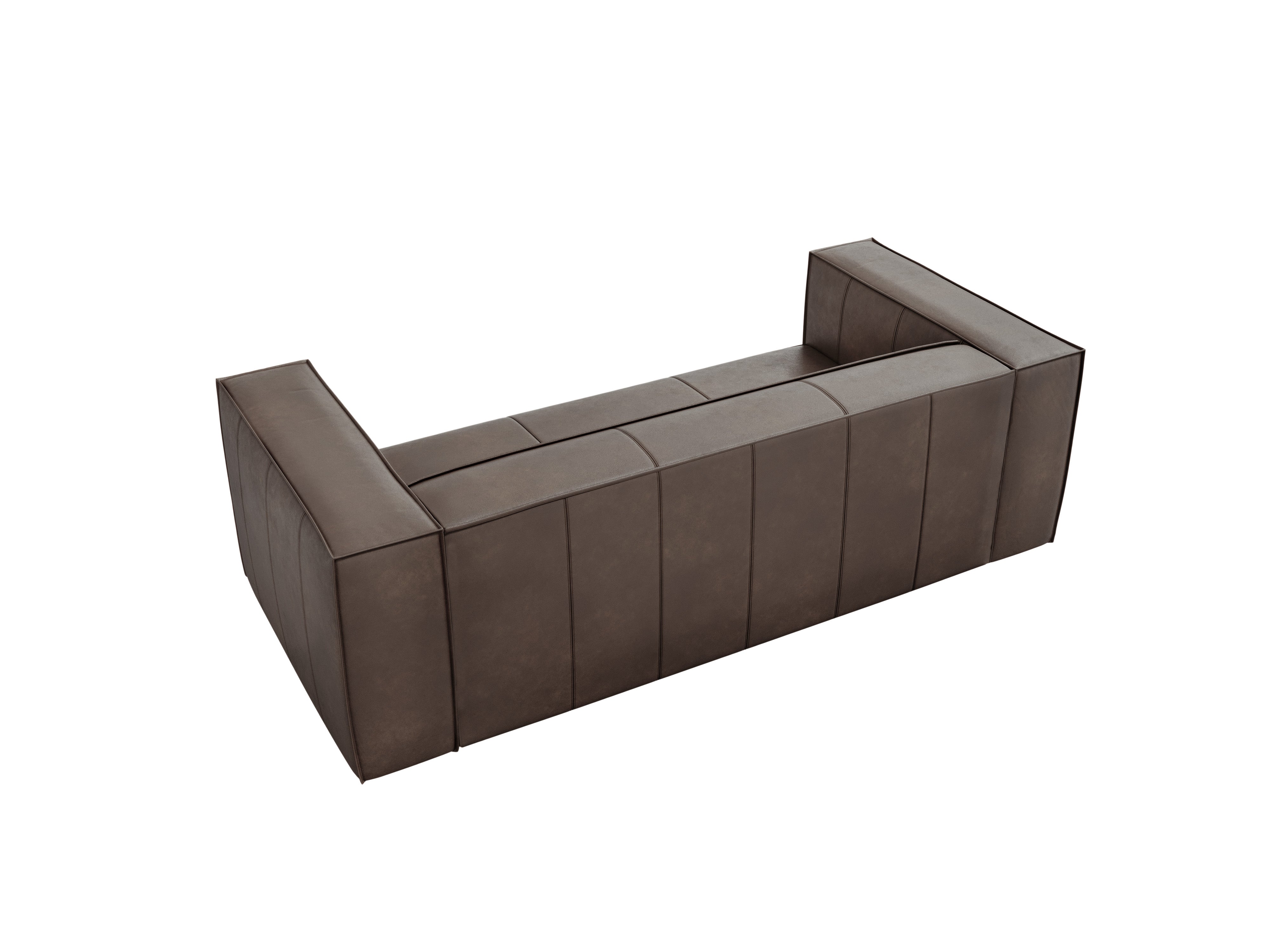 Sofa skórzana 3-osobowa MADAME oliwkowy brąz, Windsor & Co, Eye on Design