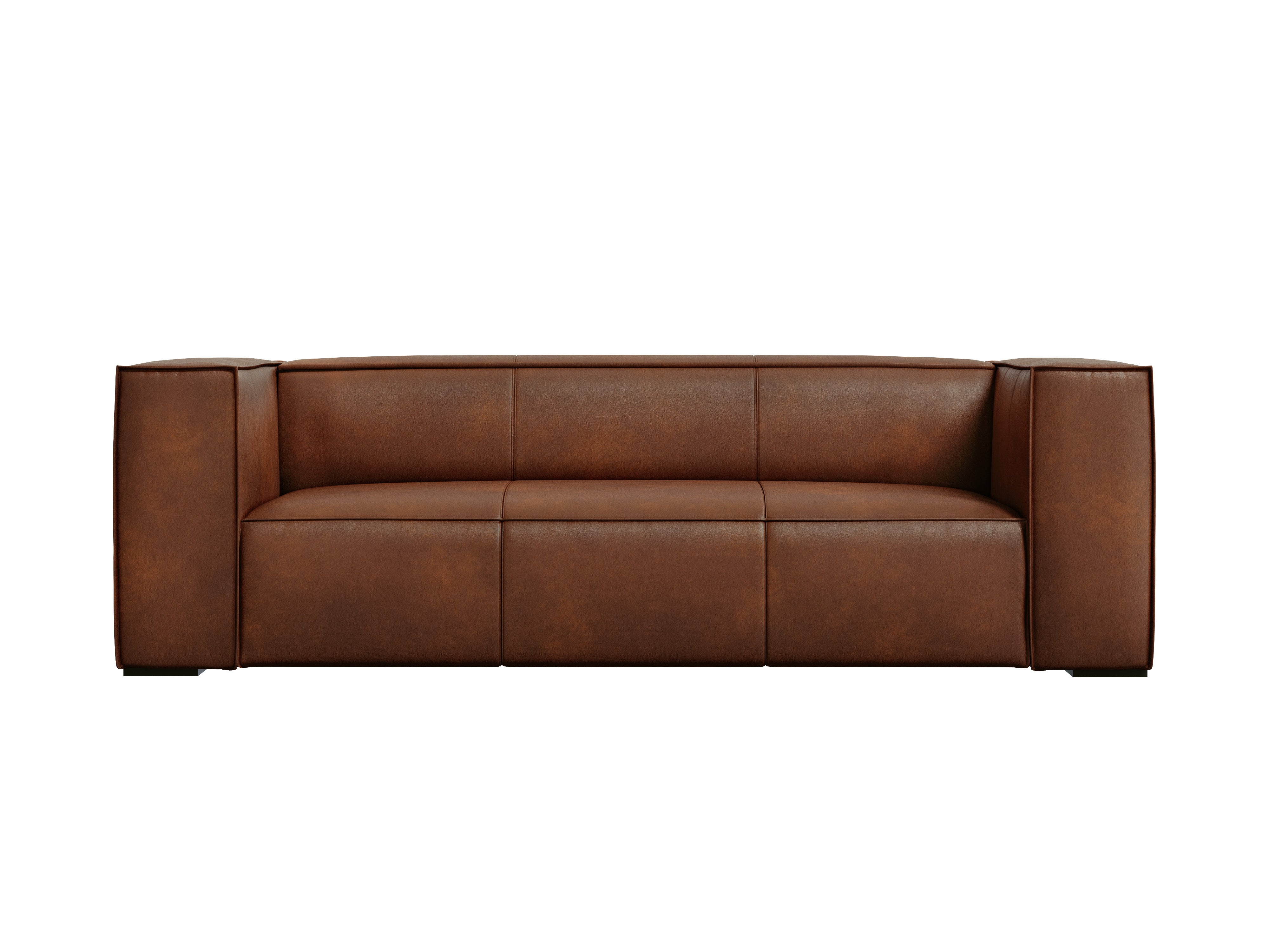 Sofa skórzana 3-osobowa MADAME brązowy, Windsor & Co, Eye on Design