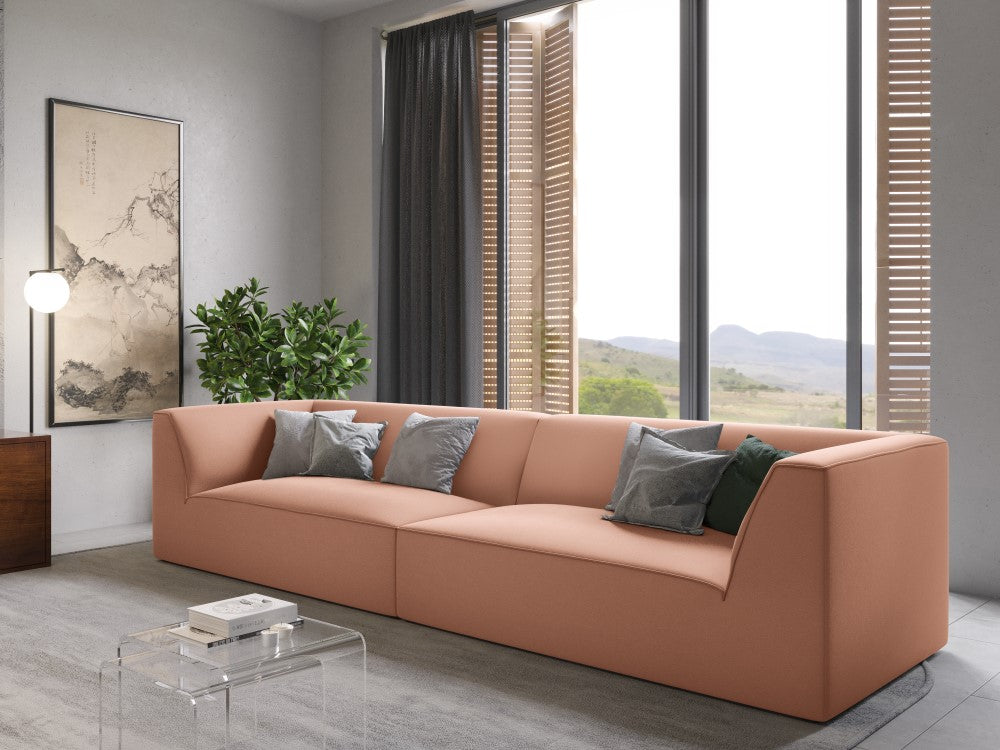Modern Classic salmon sofa