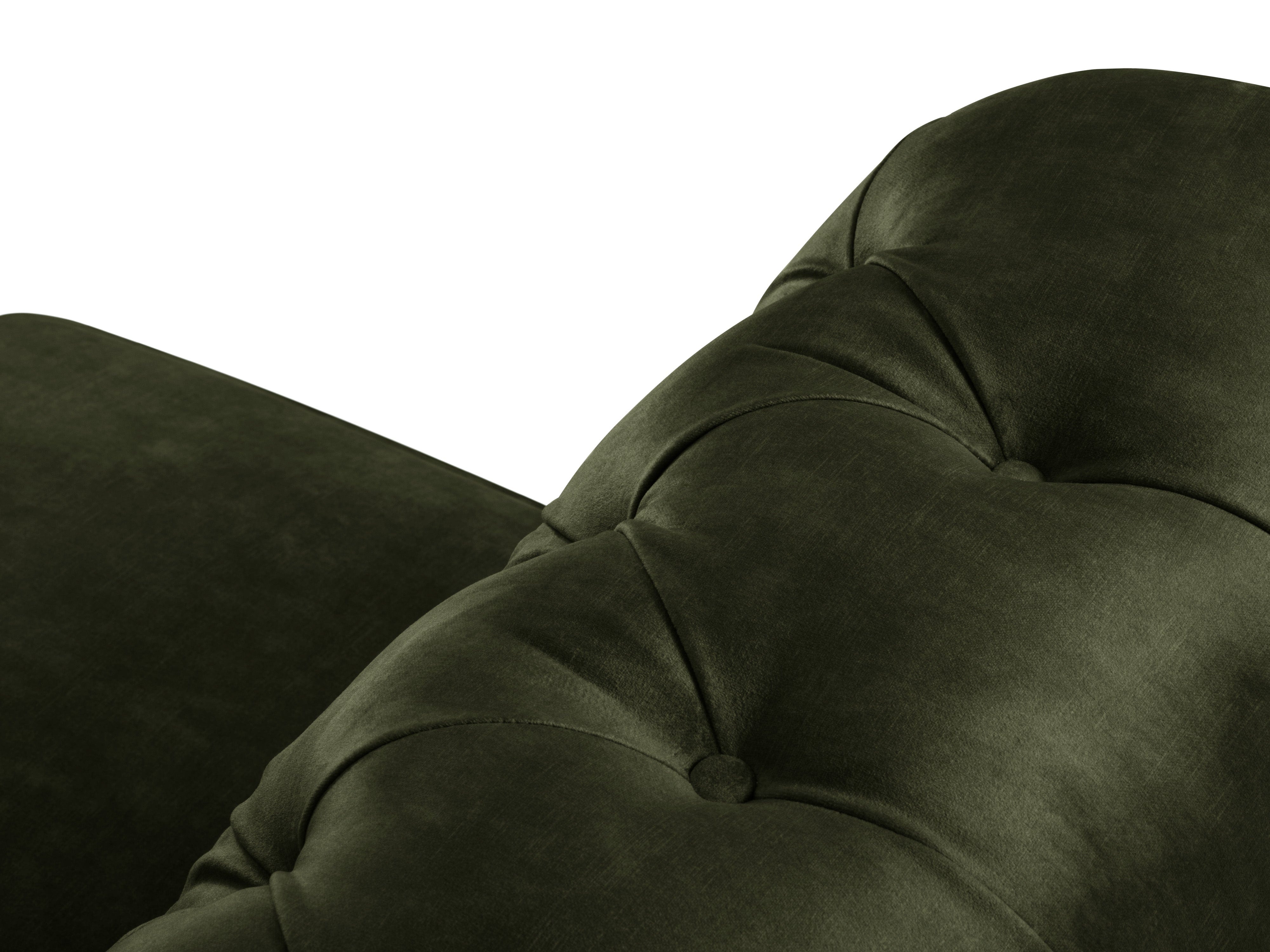 Fotel aksamitny PHOEBE butelkowa zieleń, Windsor & Co, Eye on Design