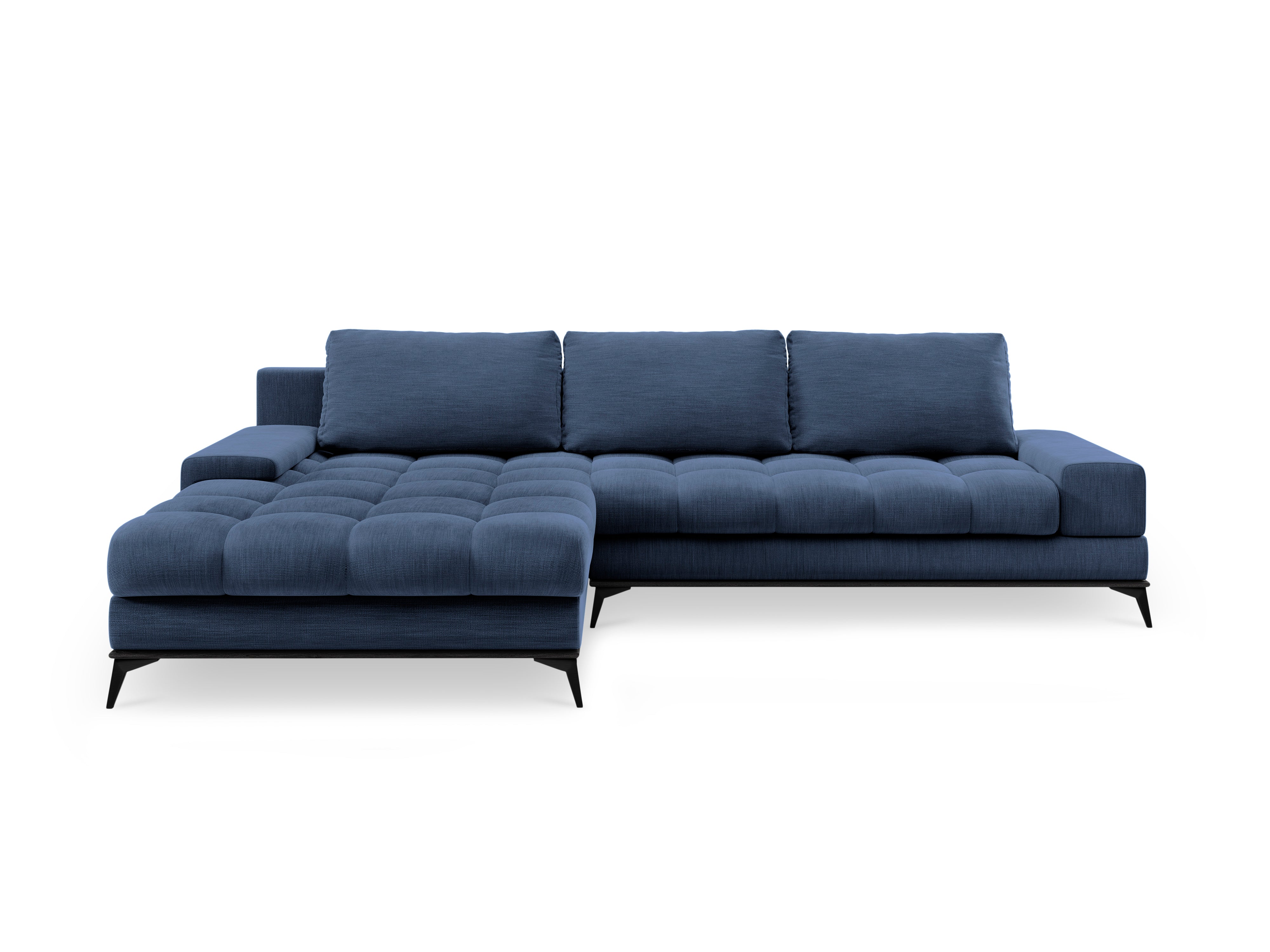 Left corner sofa with sleeping function DENEB blue, Windsor & Co, Eye on Design