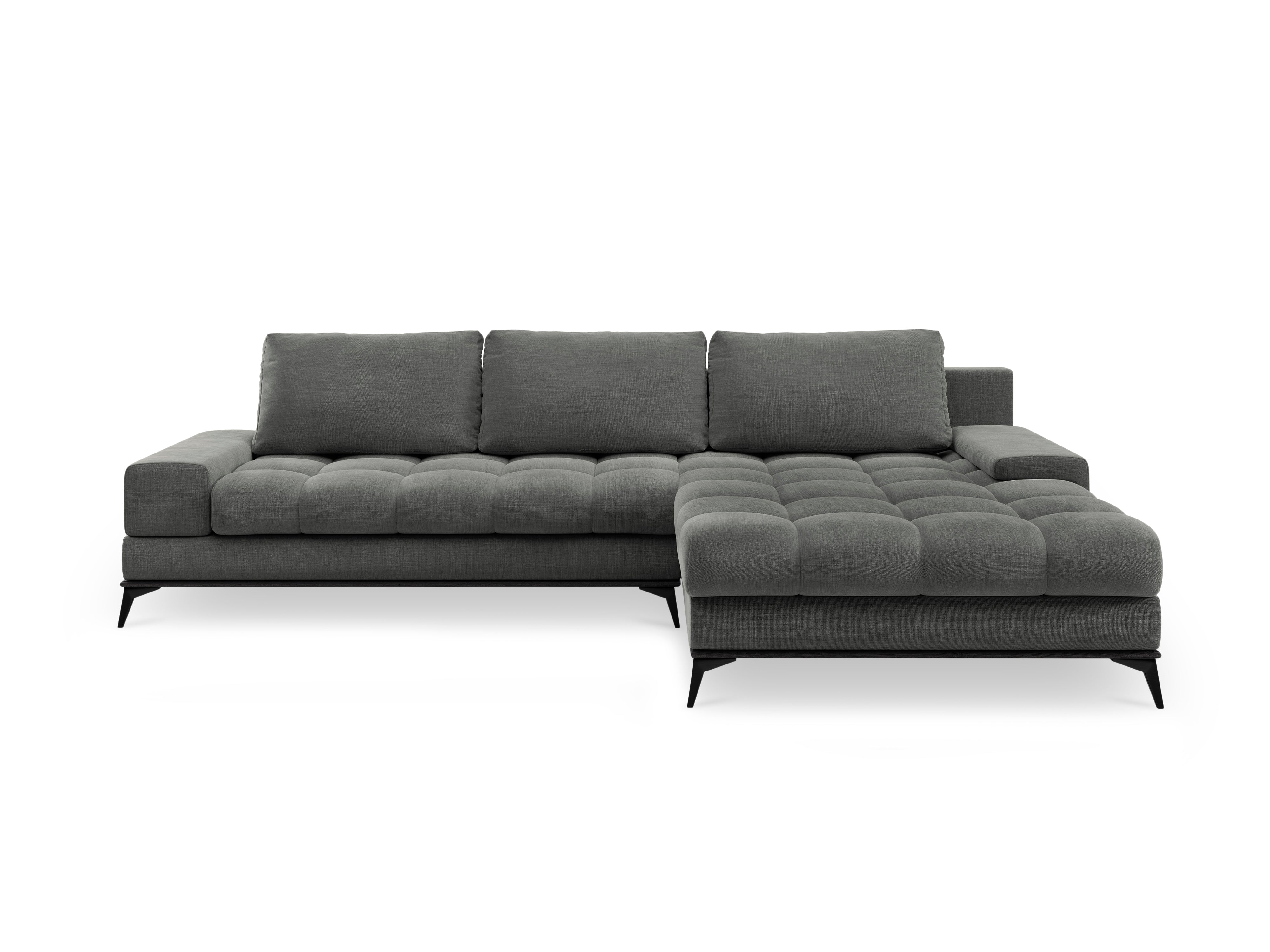 Right corner sofa with sleeping function DENEB grey, Windsor & Co, Eye on Design
