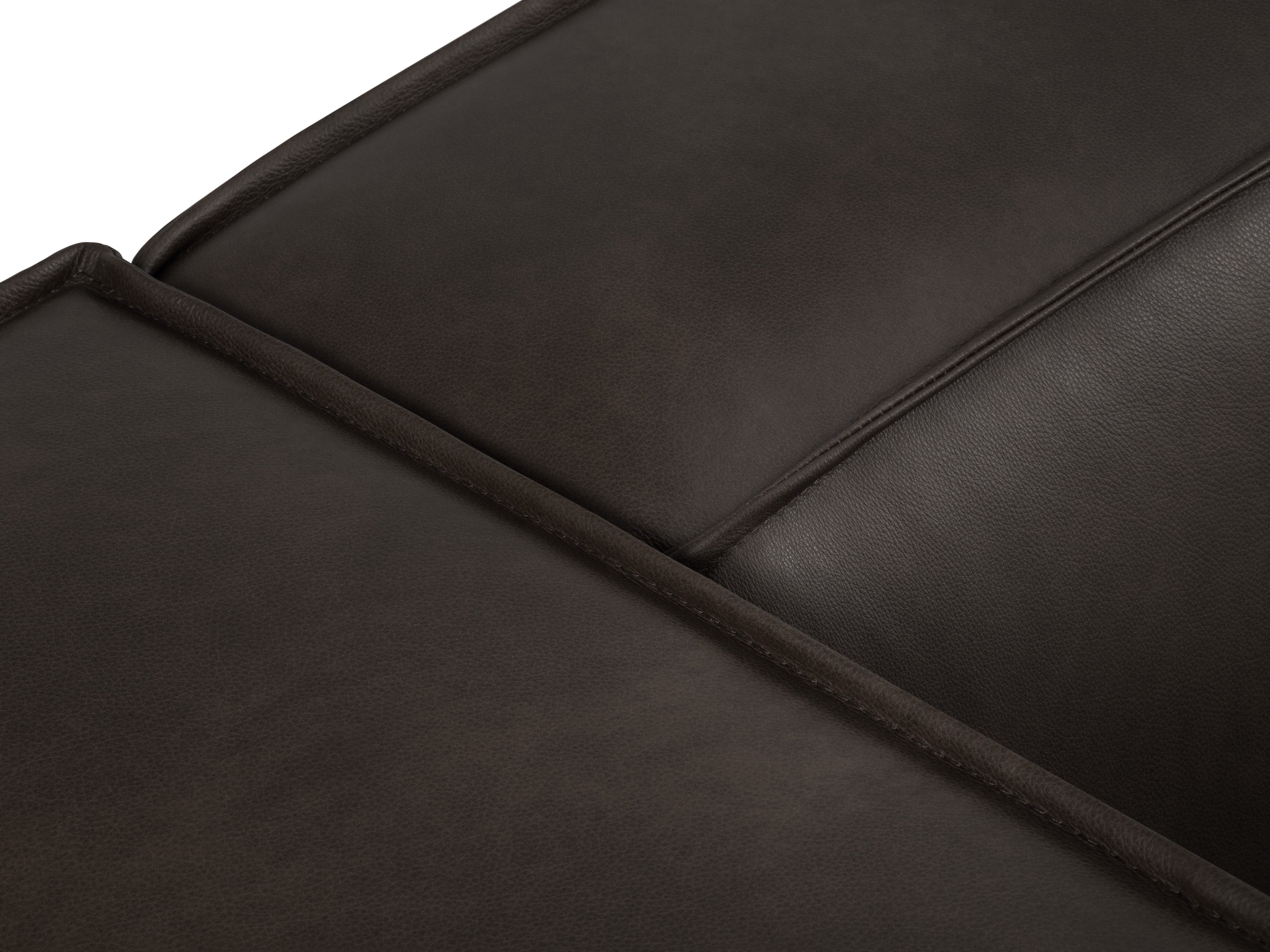 Narożnik skórzany panoramiczny lewostronny MADAME ciemnobrązowy, Windsor & Co, Eye on Design