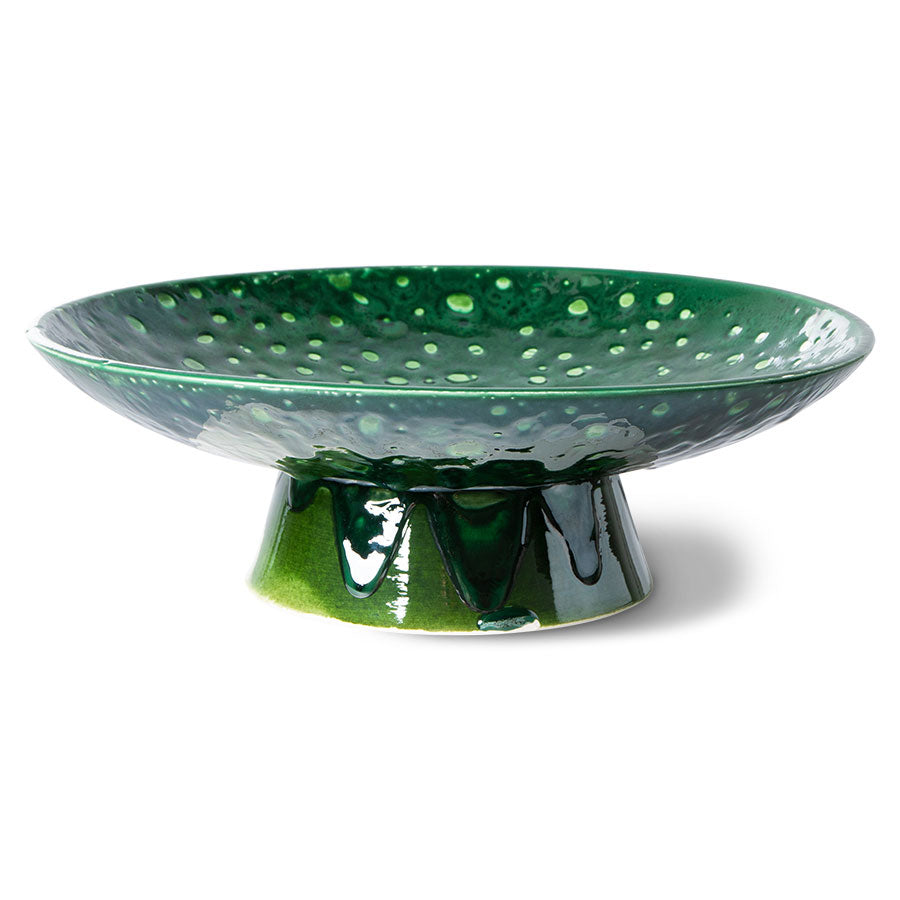 Ceramic bowl EMERALDS L green, HKliving, Eye on Design