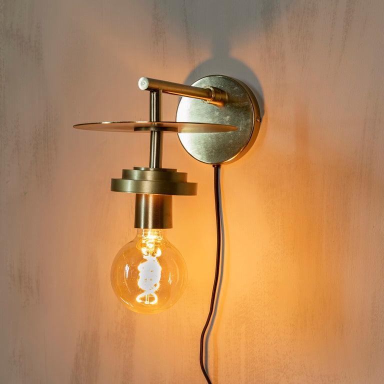 ADEN wall lamp brass, Dutchbone, Eye on Design