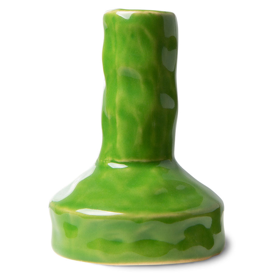 Ceramic candle holder EMERALDS S green, HKliving, Eye on Design