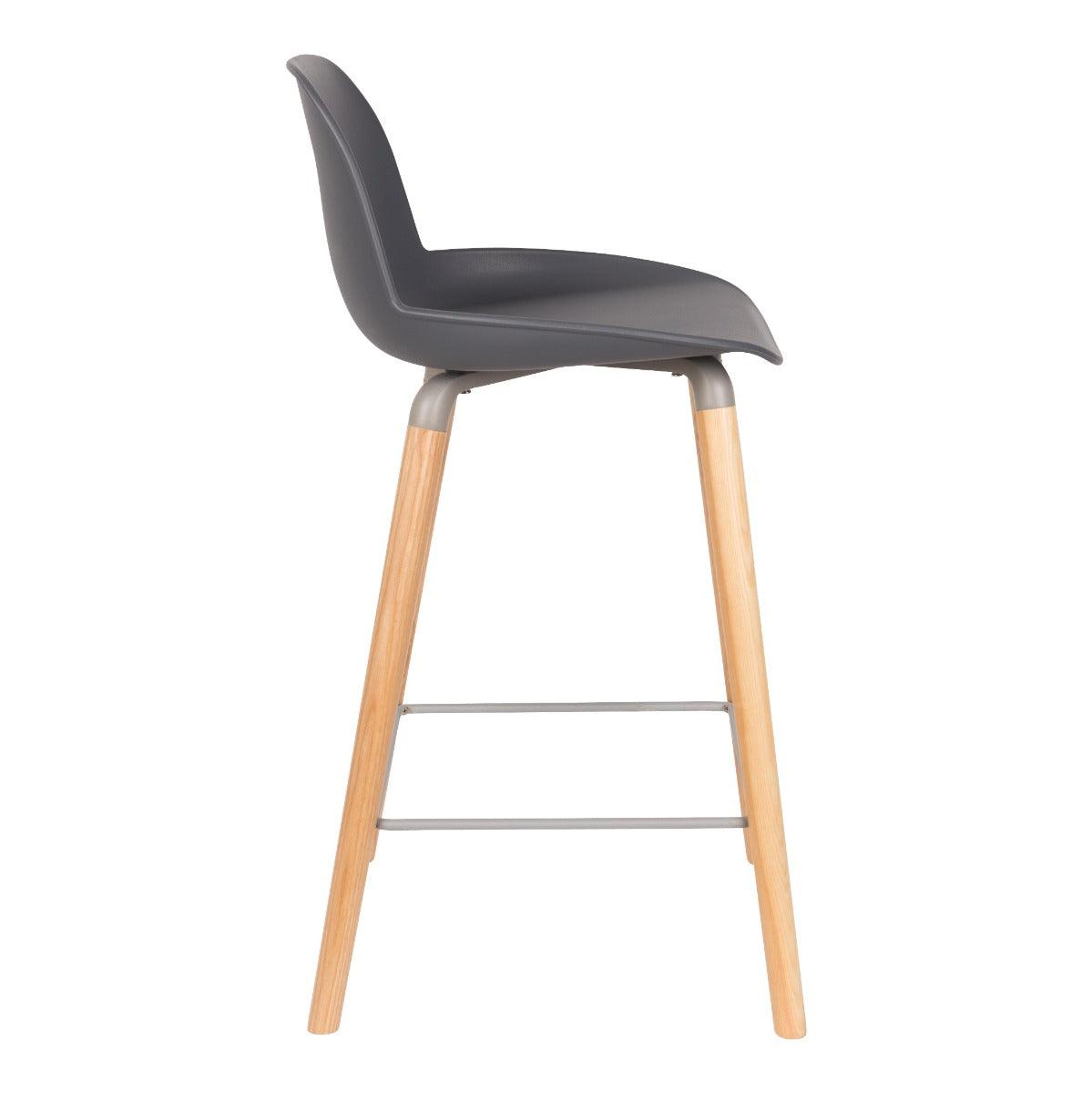 ALBERT KUIP low bar stool dark grey - Eye on Design