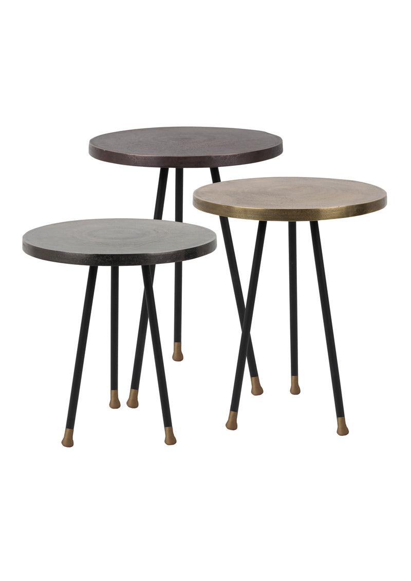 ALIM table (3 pcs.) metal - Eye on Design