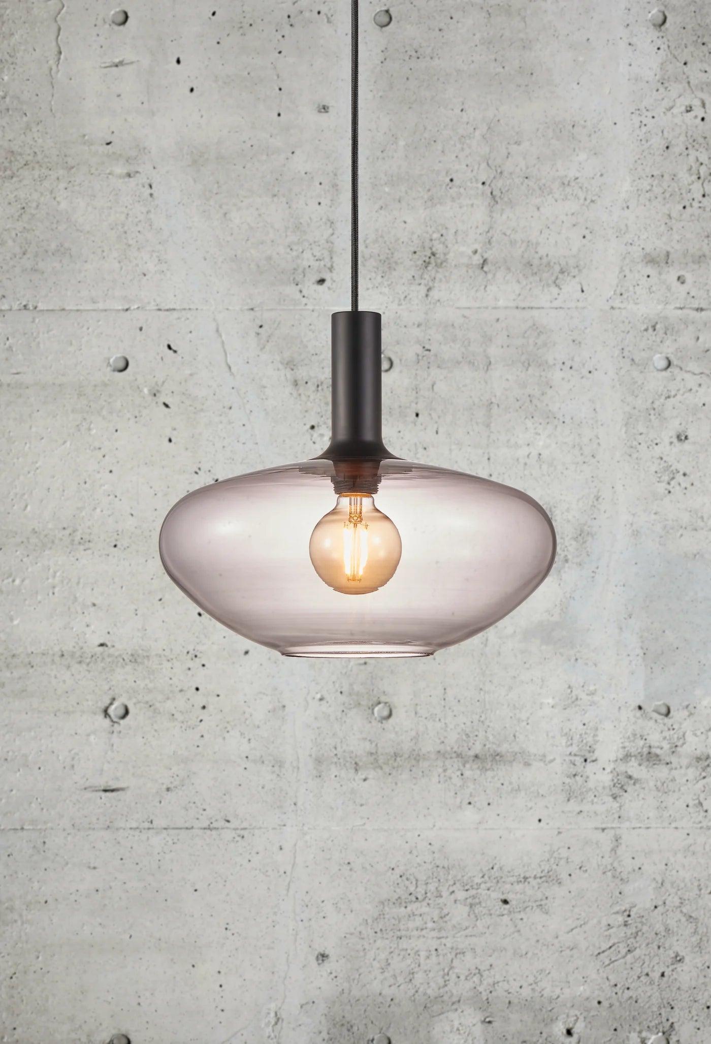 ALTON FLAT pendant lamp black - Eye on Design