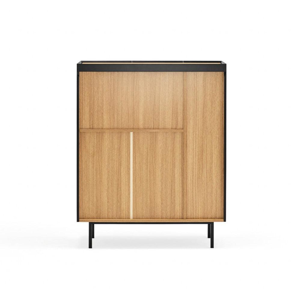 ARISTA high chest of drawers black - Eye on Design