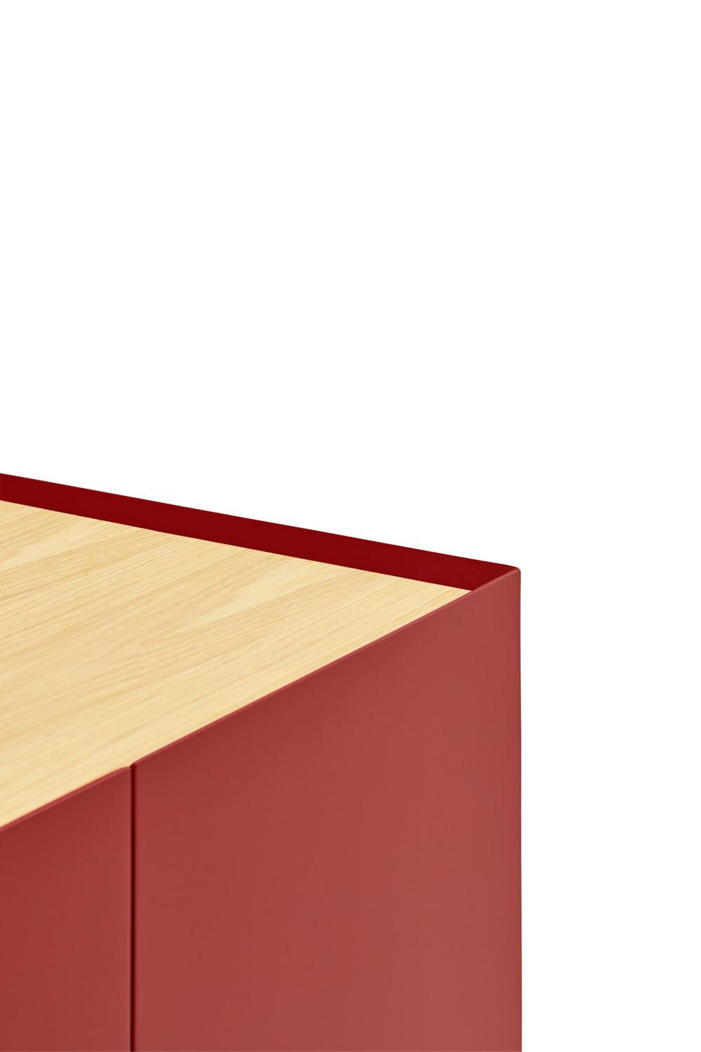 ARISTA red chest of drawers - Eye on Design