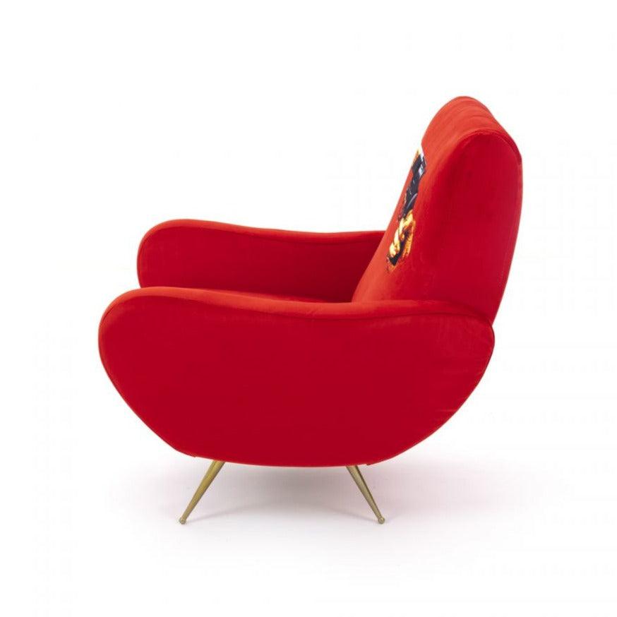 Armchair REVOLVER red - Eye on Design