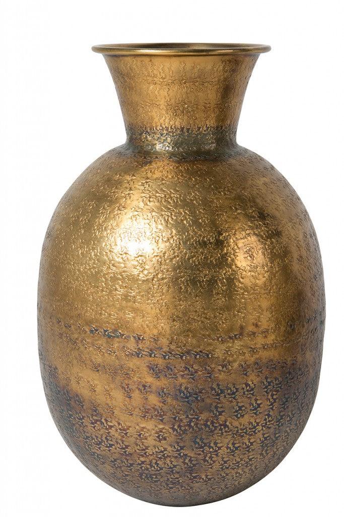 BAHIR vase antique brass - Eye on Design