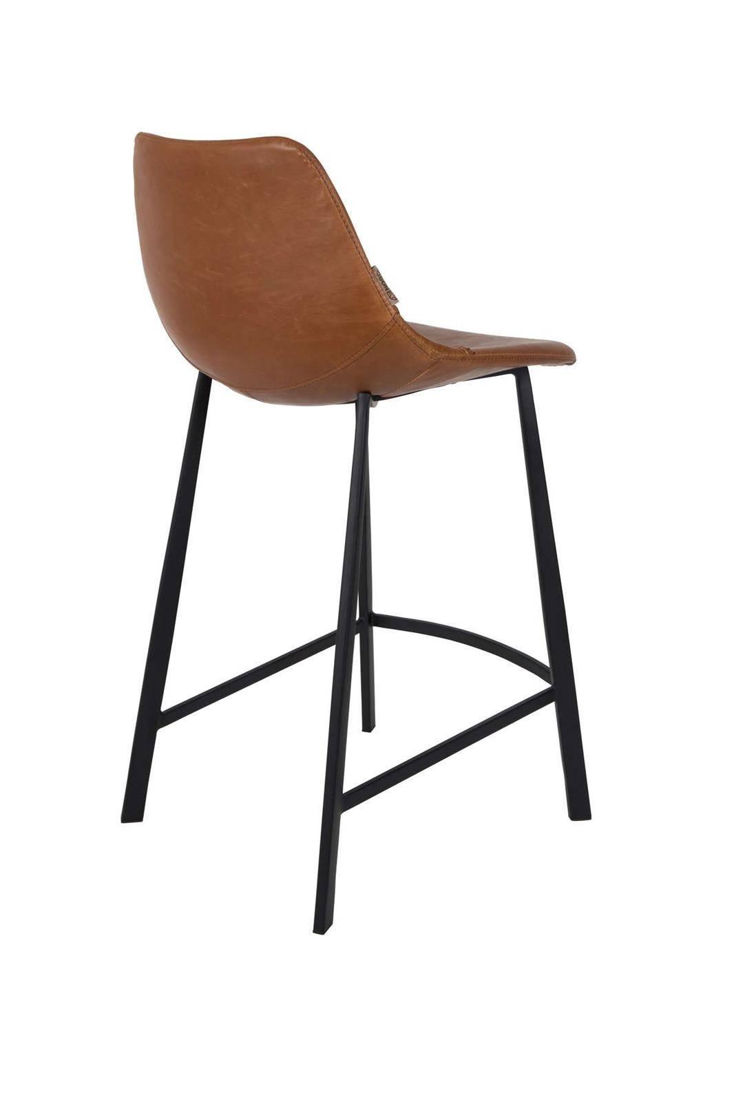 Bar stool FRANKY 80 cognac - Eye on Design