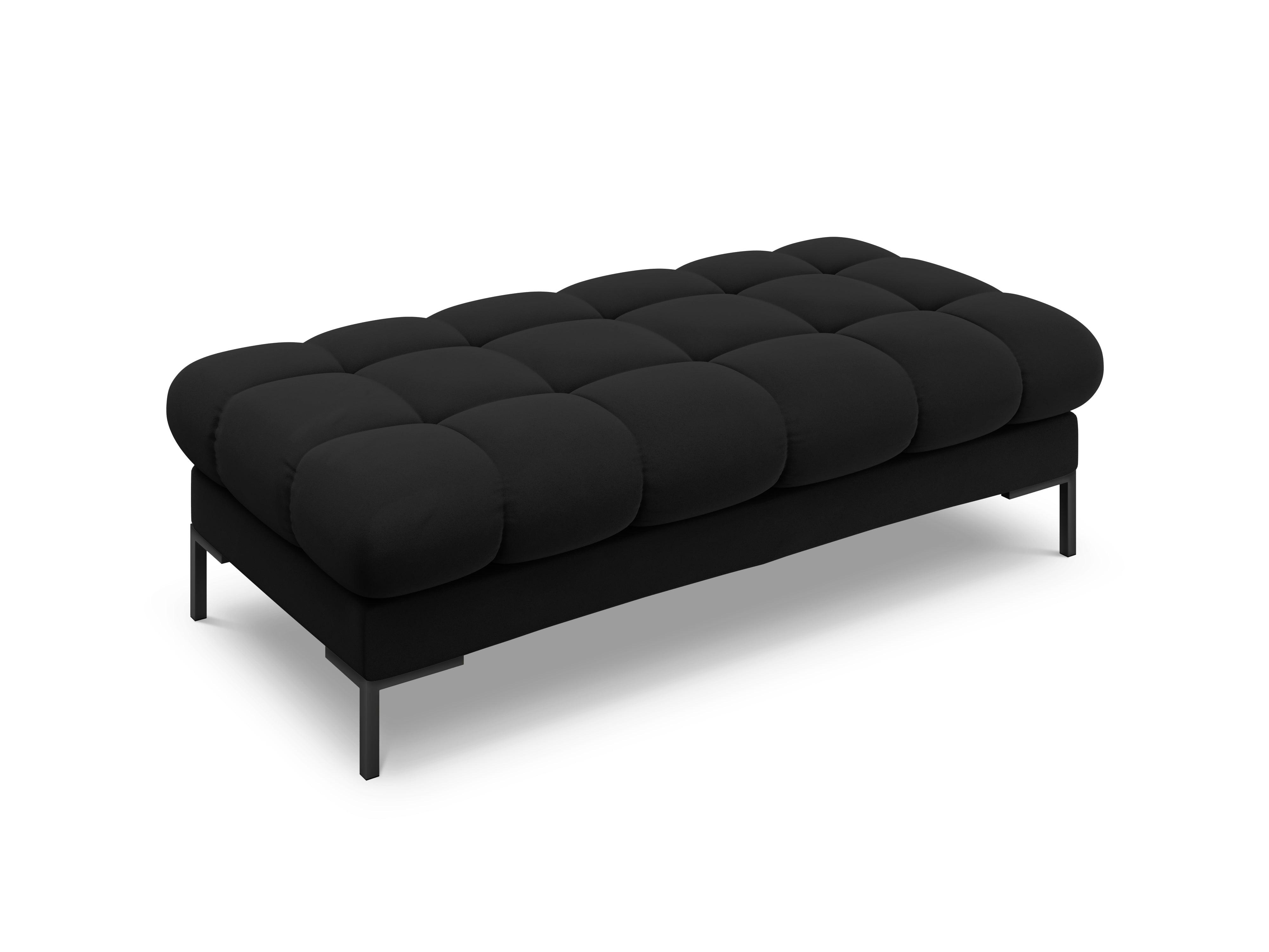 Bench velvet BALI black with black base - Eye on Design