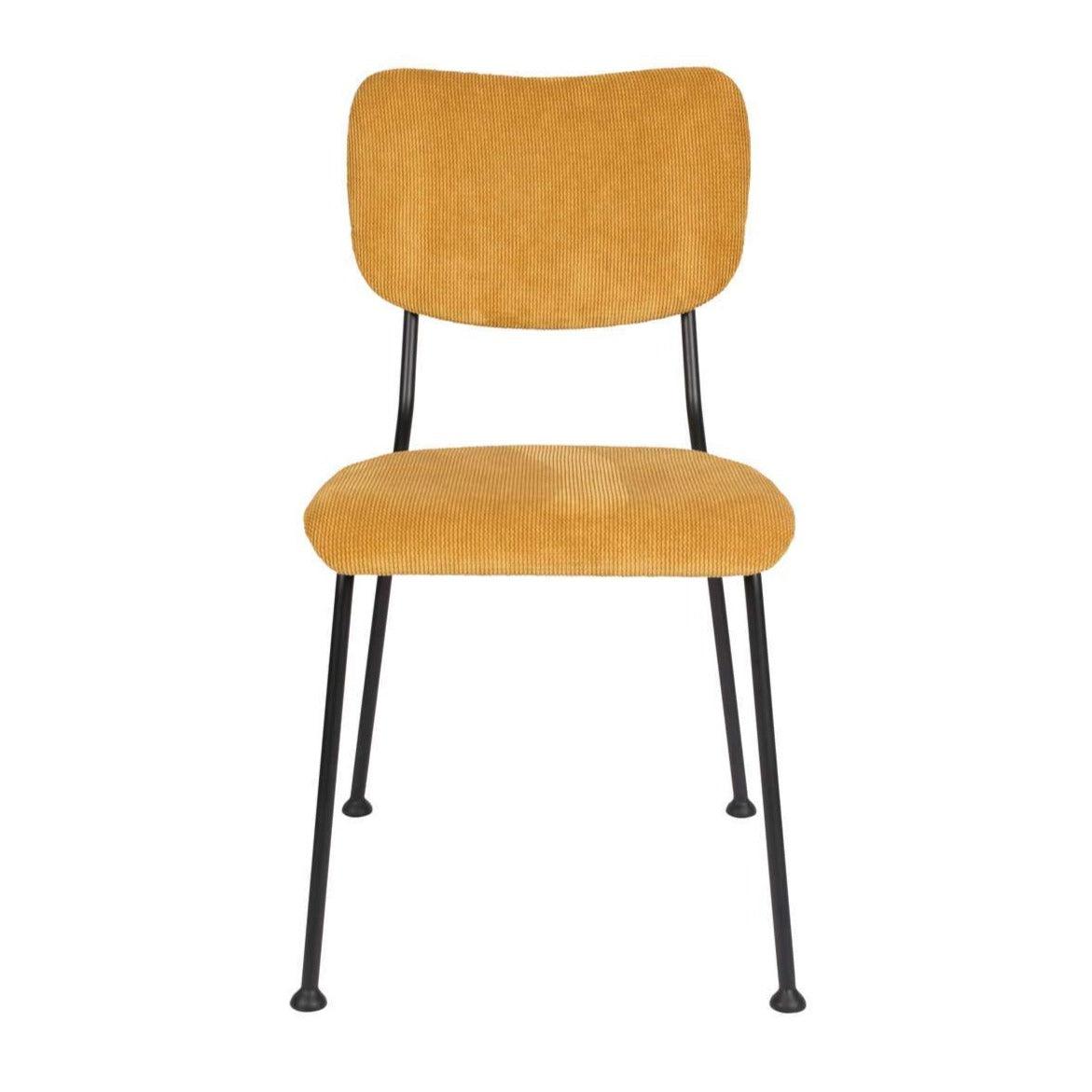 BENSON chair mustard, Zuiver, Eye on Design