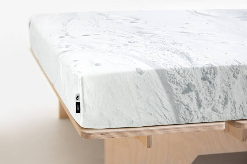 Bed sheet with elastic band SNOW