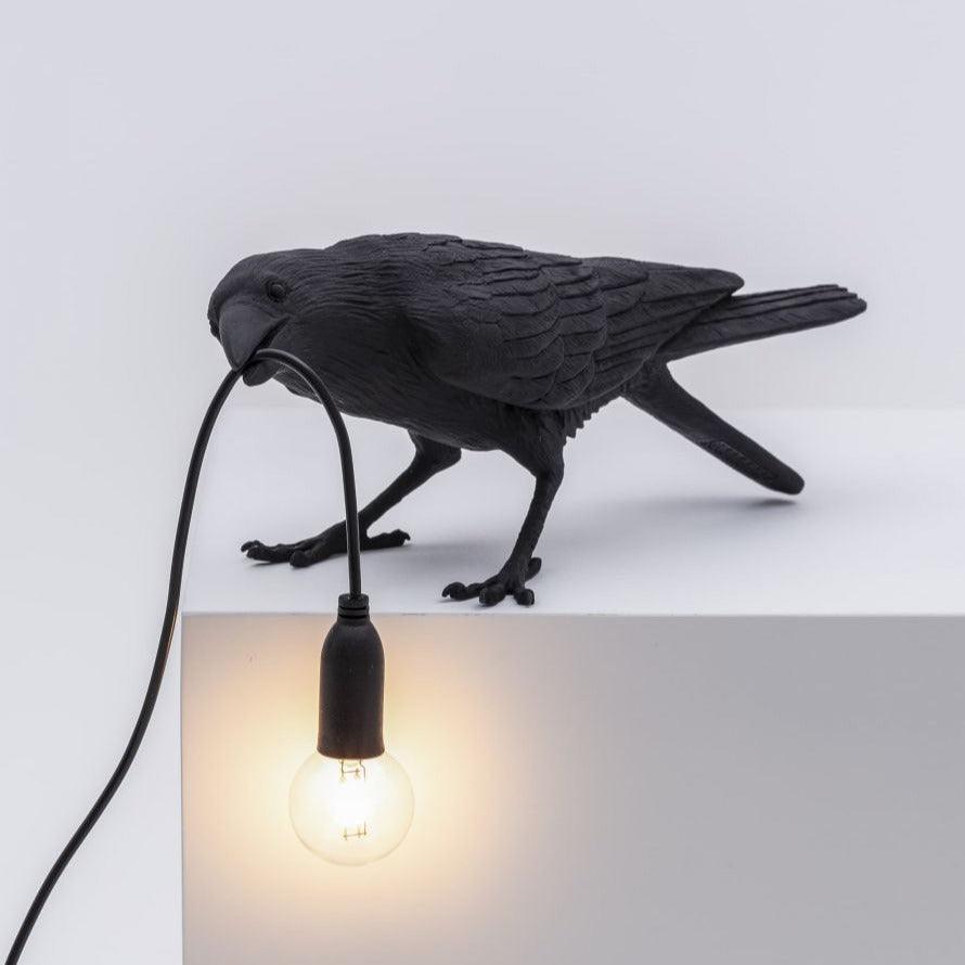 BIRD PLAYING lamp black - Eye on Design