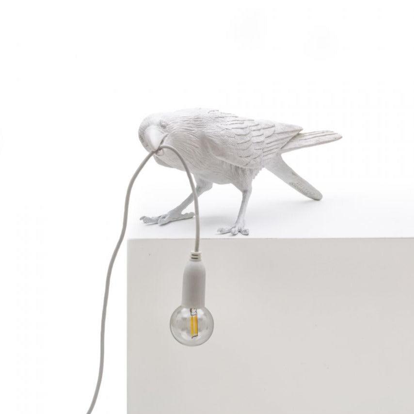 BIRD PLAYING lamp white - Eye on Design