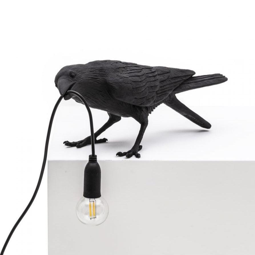 BIRD PLAYING outdoor lamp black - Eye on Design