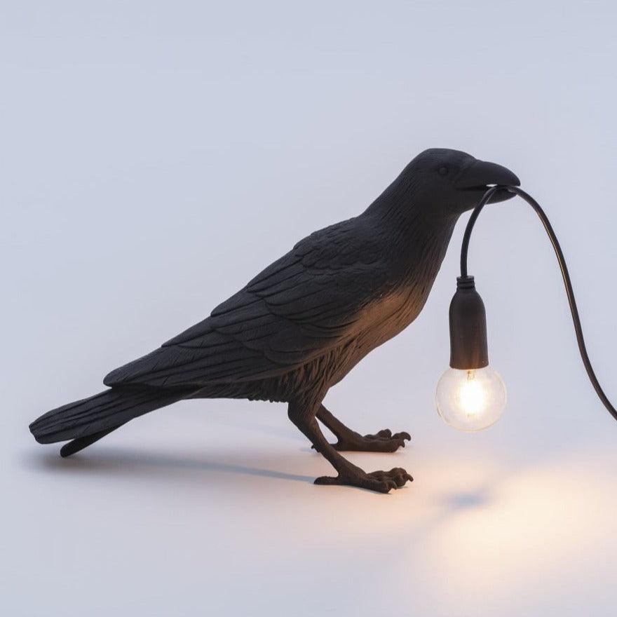 BIRD WAITING lamp black - Eye on Design